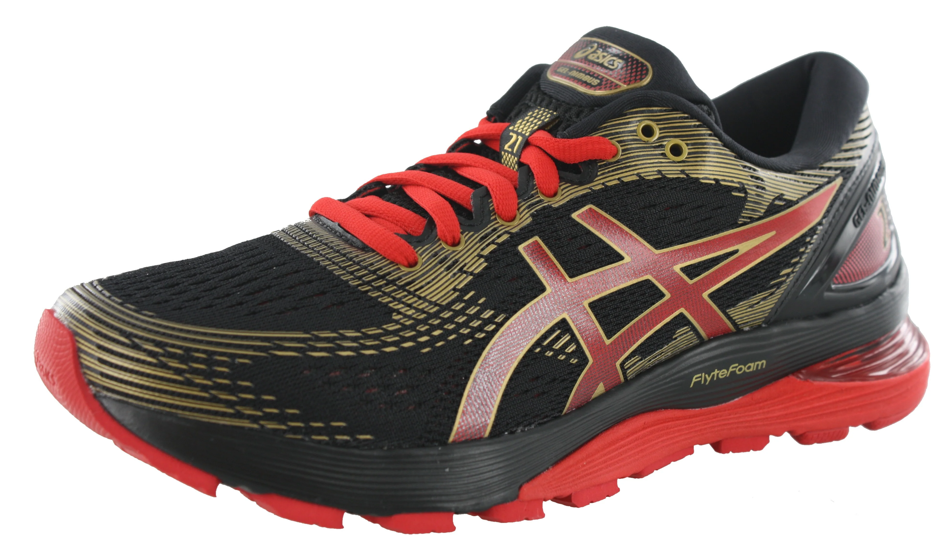 ASICS Men Walking Trail Cushioned Running Shoes Gel Nimbus 21 - Image 30