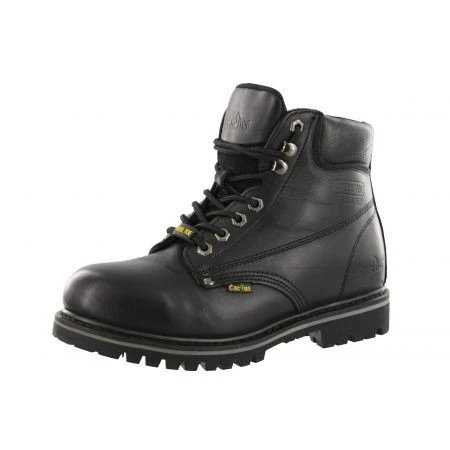 Cactus Men Black Steel Toe Work Boots Oil Resistant 622S - Image 6