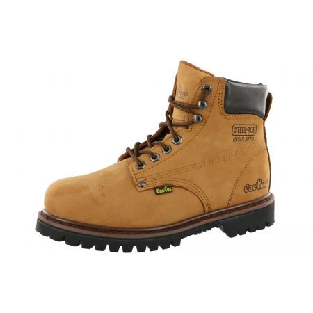 Cactus Mens Safety Steel Toe Oil Resistant High Top Work Boots 611s - Image 6