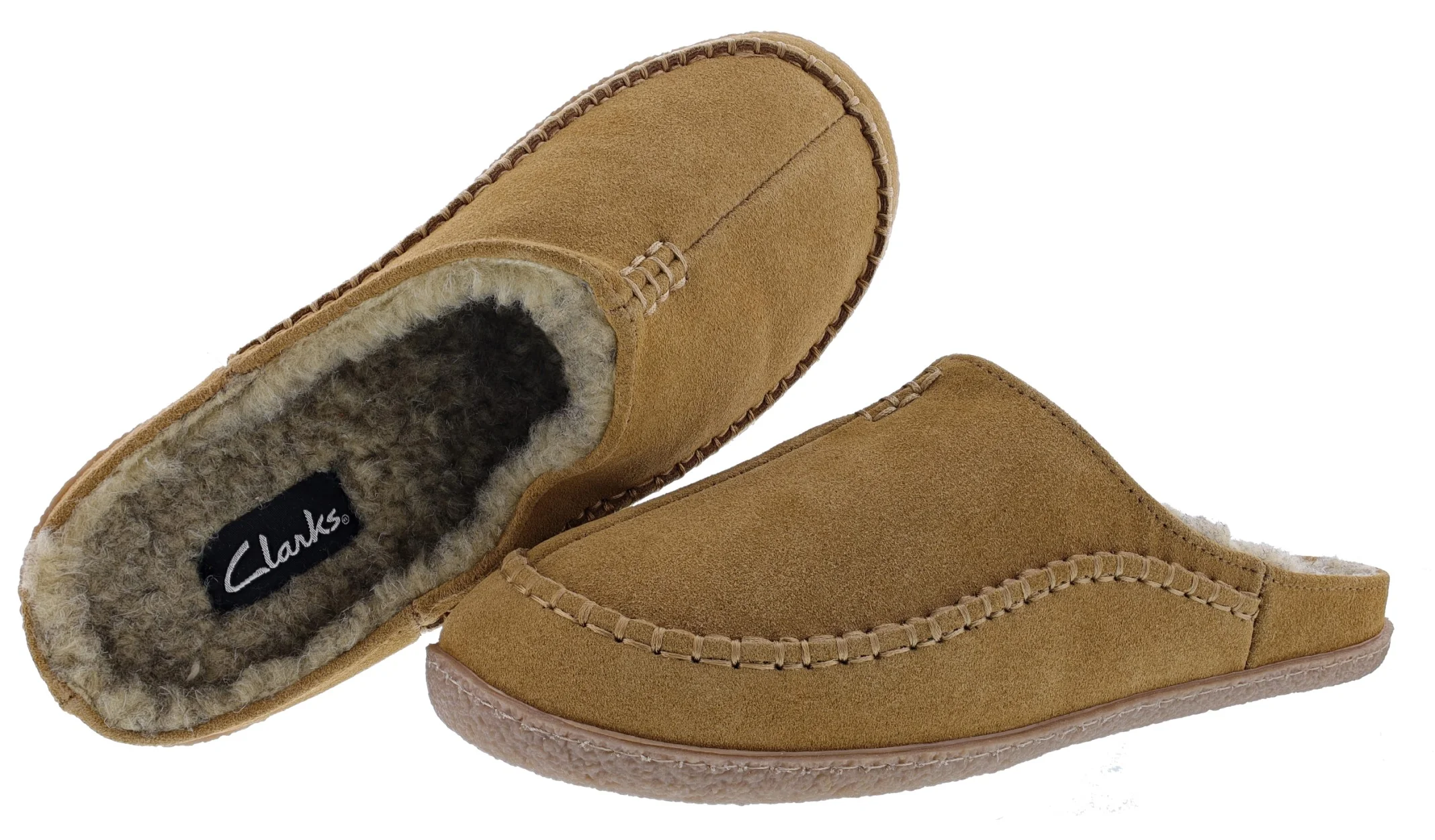 Clarks Men’s Baseball Stitch JMS0345 Clog Slippers - Image 12