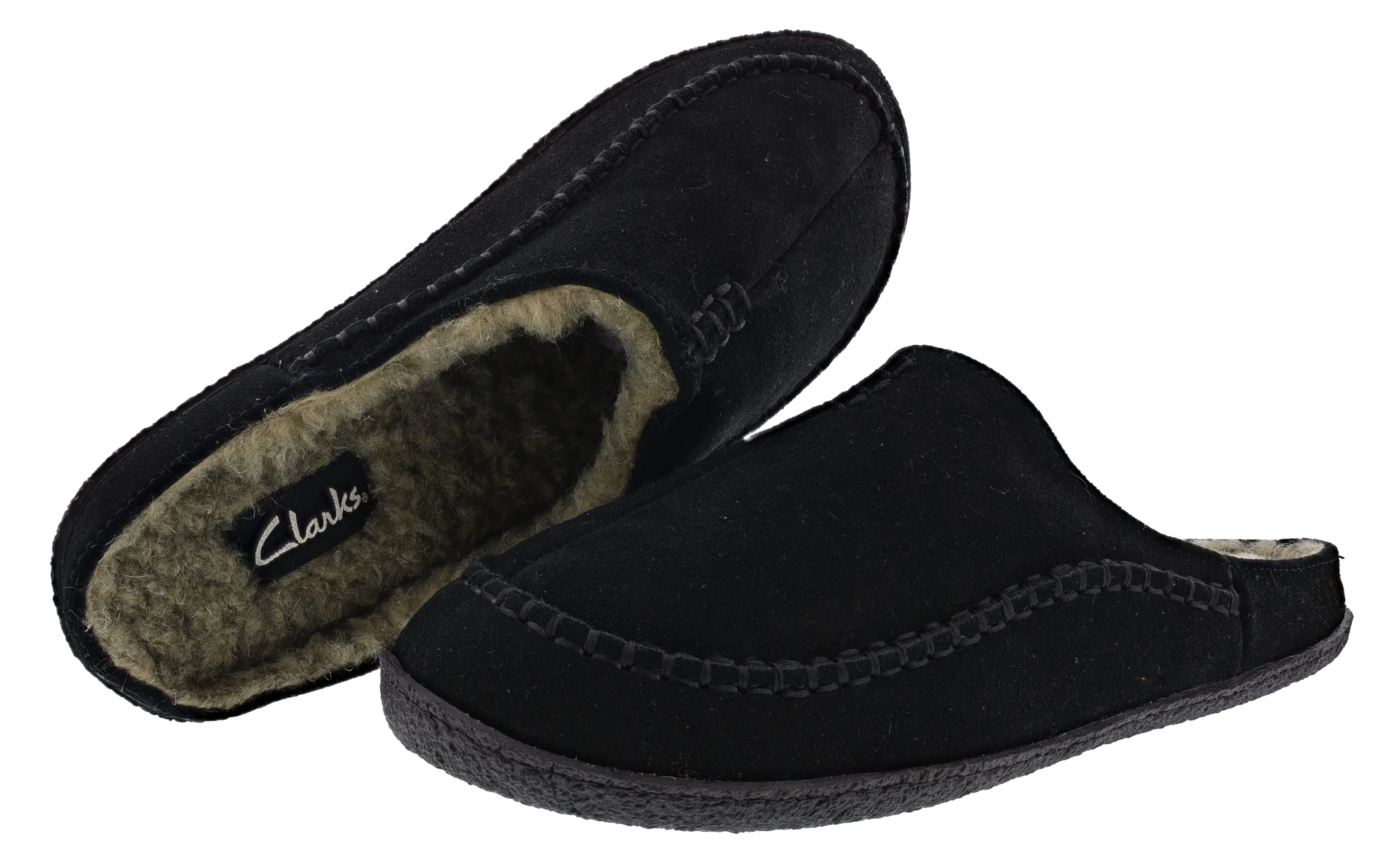Clarks Men’s Baseball Stitch JMS0345 Clog Slippers - Image 6