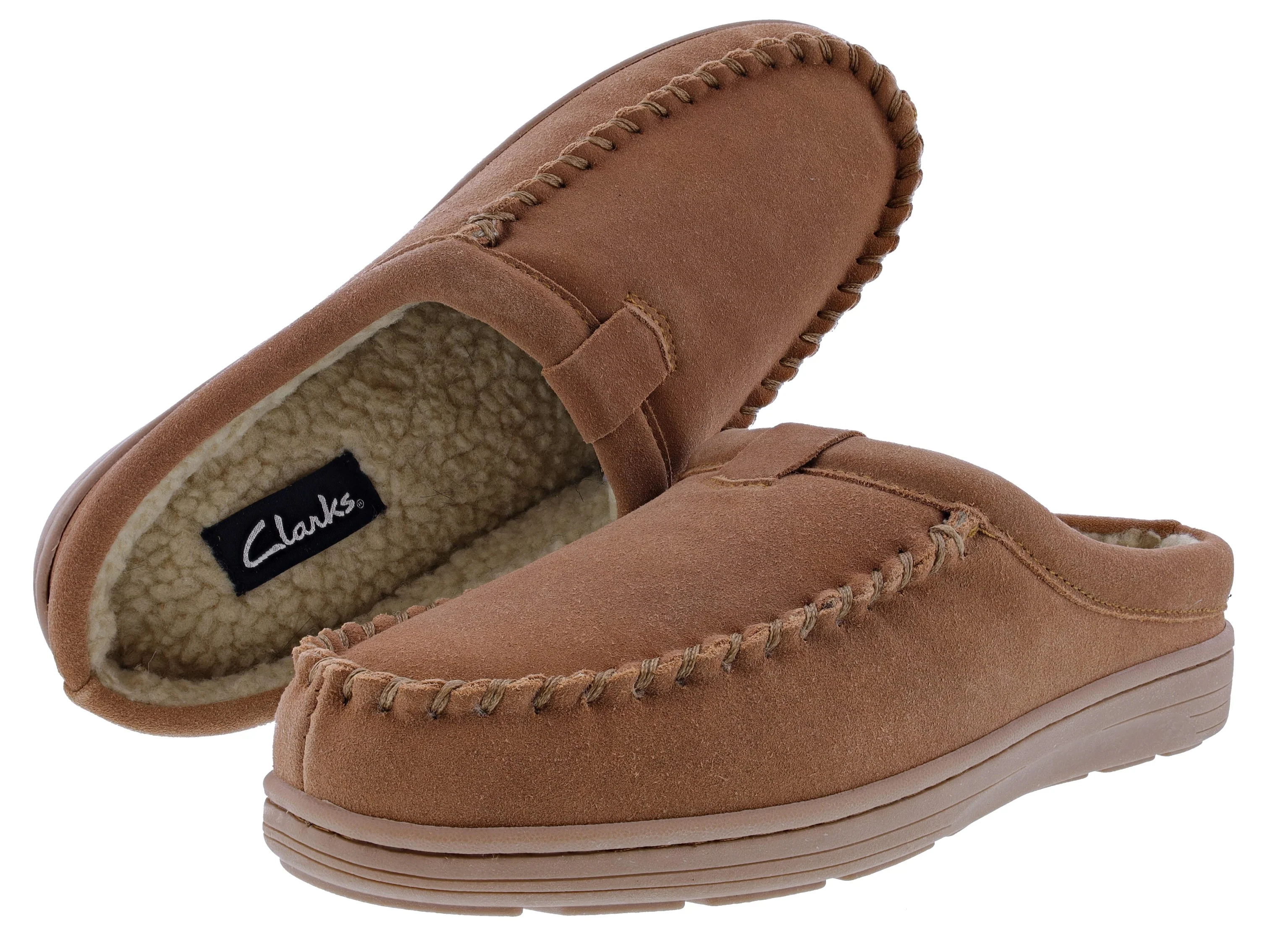 Clarks Men’s Slipper Suede Leather BLM19021 Indoor & Outdoor House Slipper - Image 12