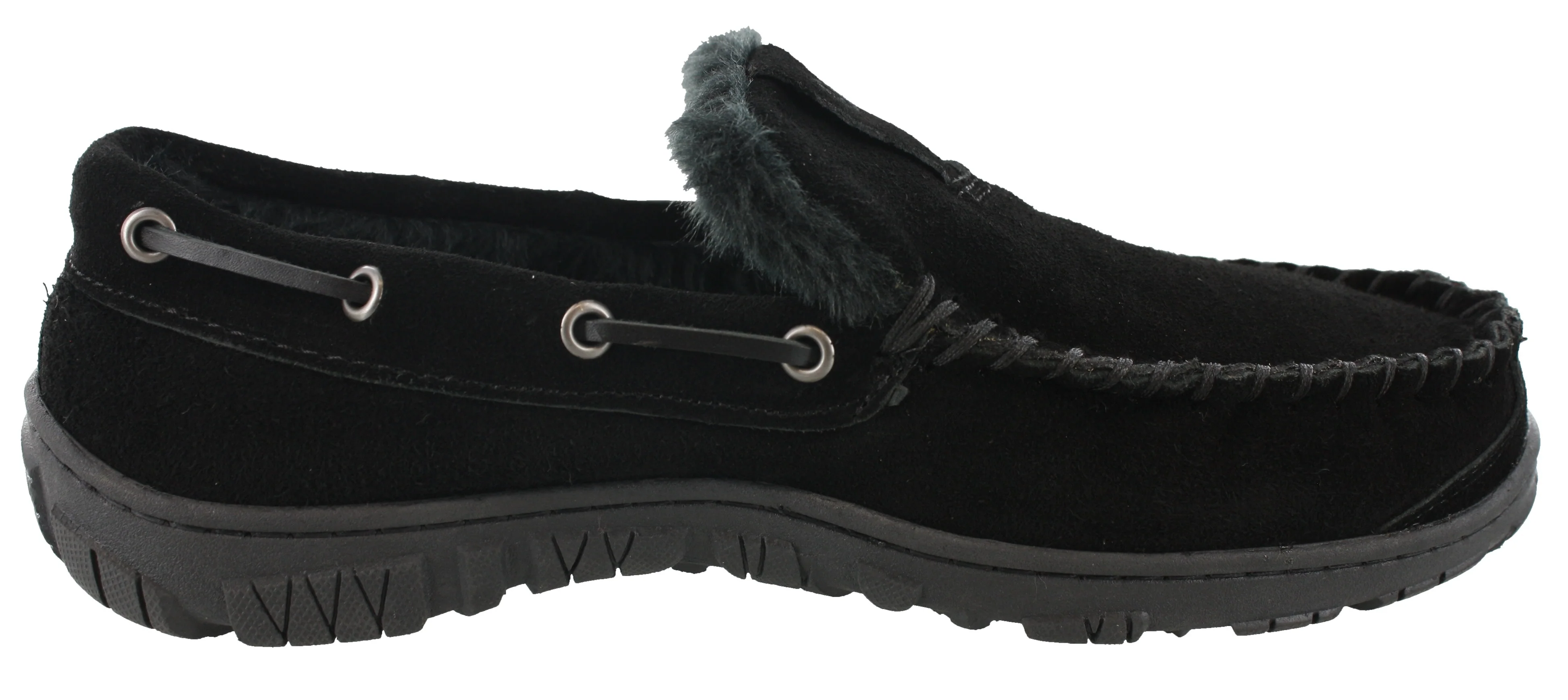 Clarks Men Warm Cozy Easy On Slip On Moccasin Slippers Warren - Image 20