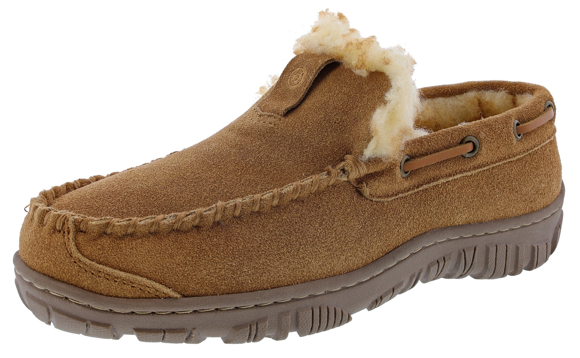 Clarks Men Warm Cozy Easy On Slip On Moccasin Slippers Warren - Image 27