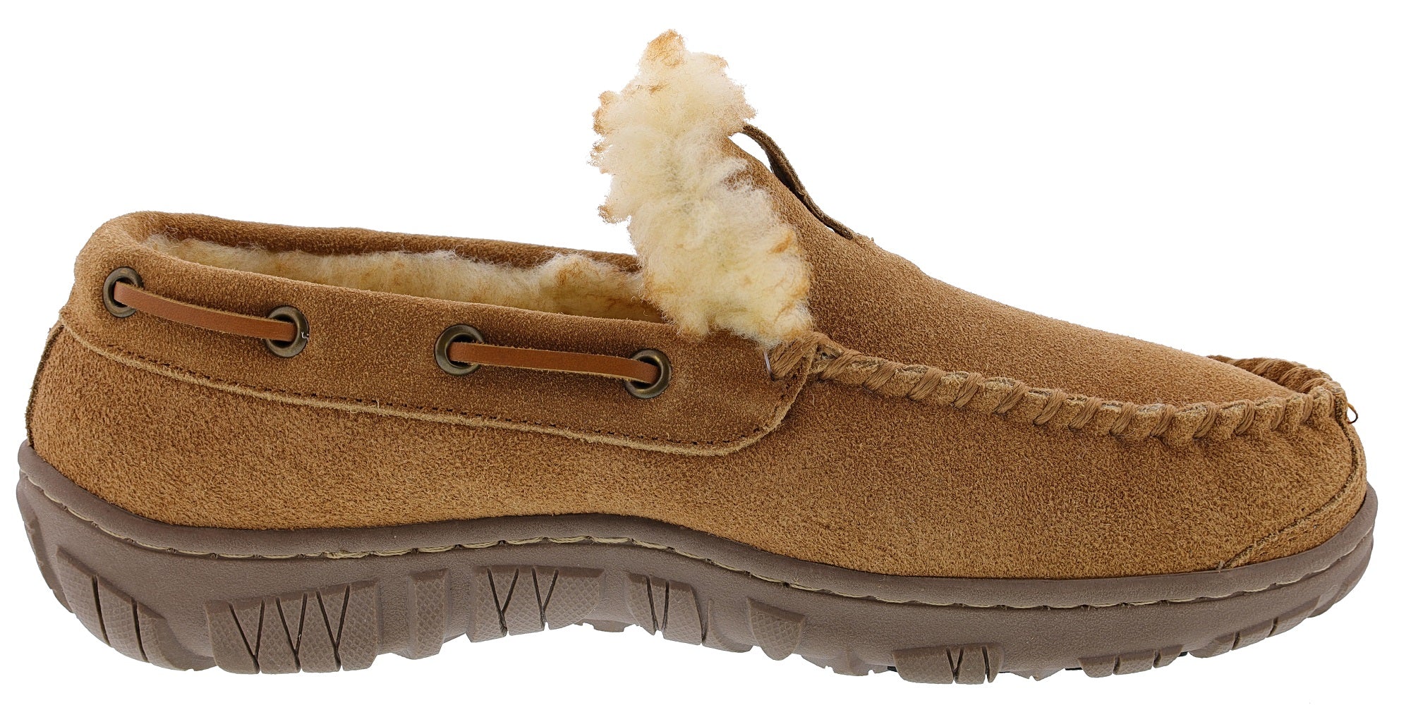 Clarks Men Warm Cozy Easy On Slip On Moccasin Slippers Warren - Image 28
