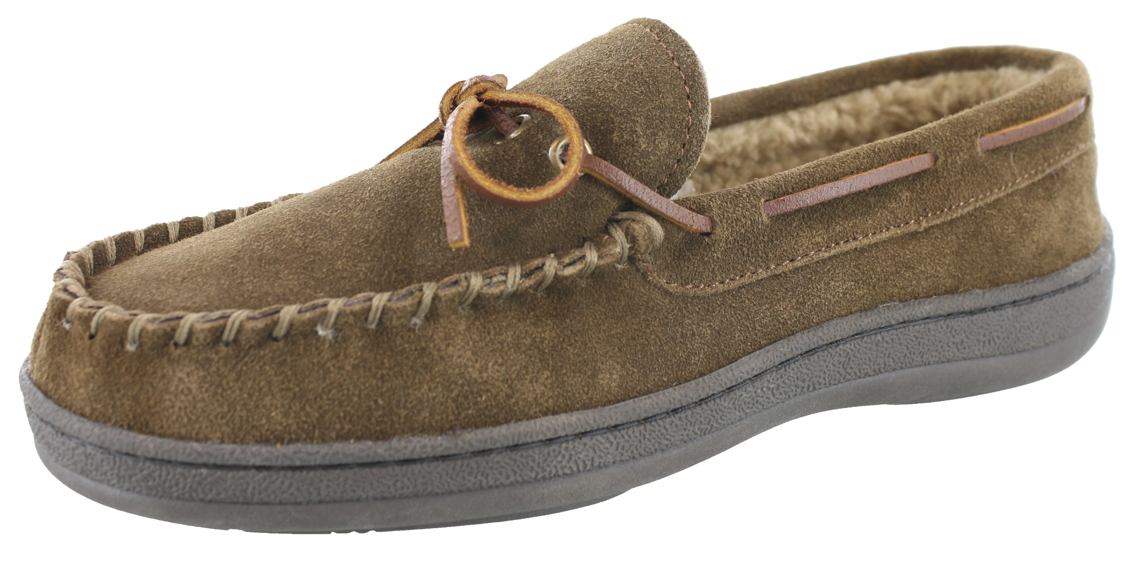 Clarks Men Warm Cozy Slip On Moccasin Winter Slippers Rudy - Image 13