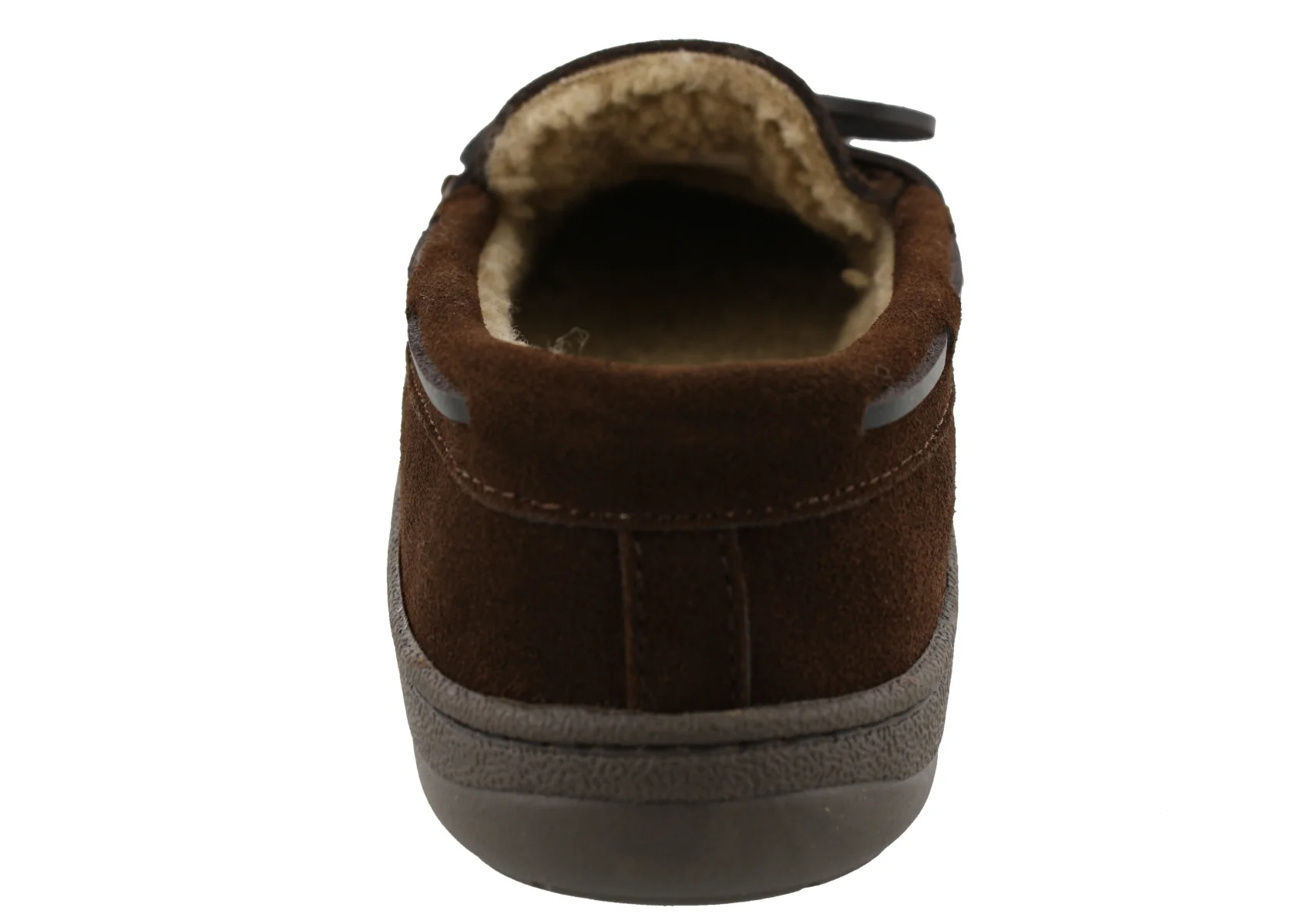 Clarks Men Warm Cozy Slip On Moccasin Winter Slippers Rudy - Image 4