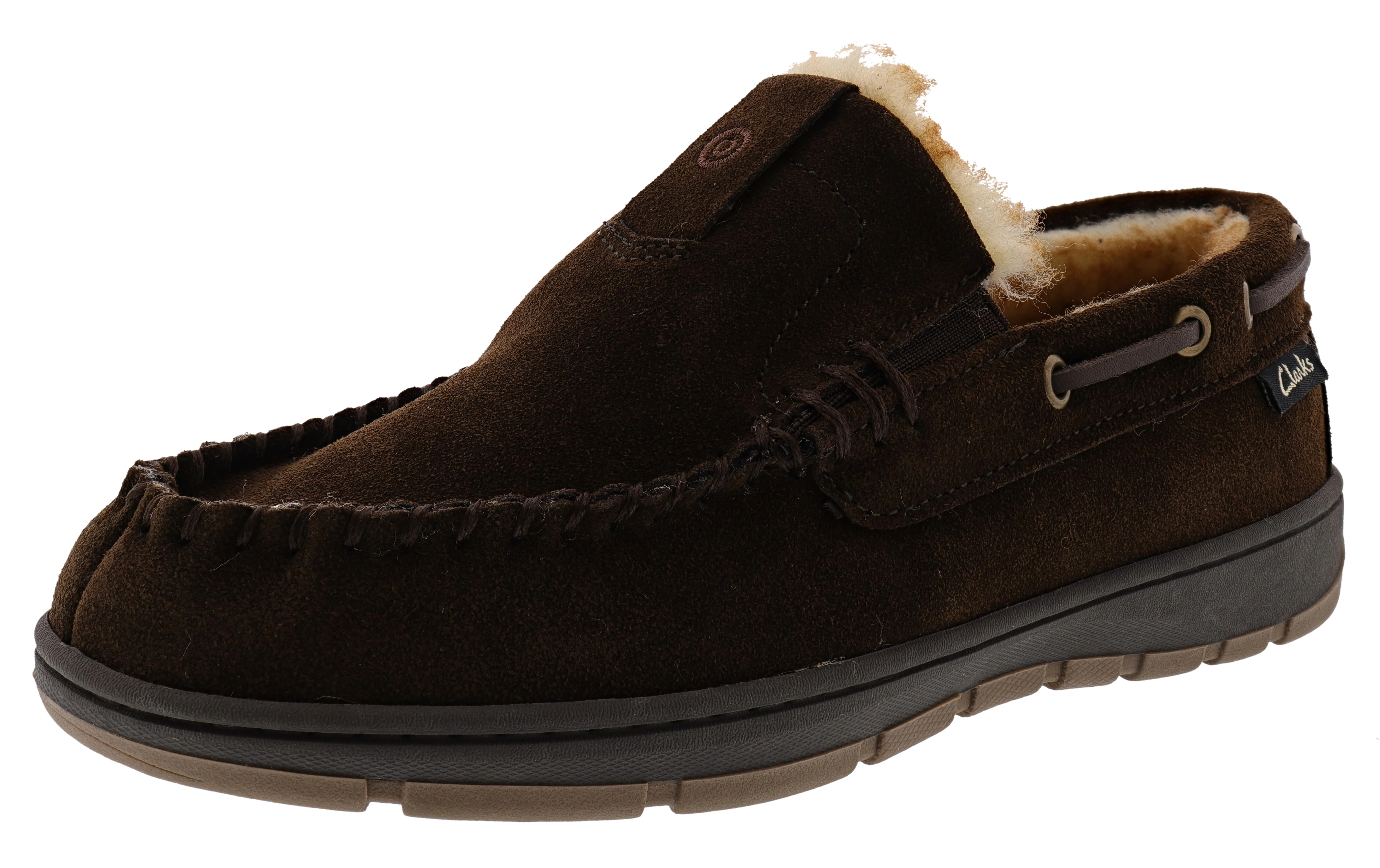 Clarks Men's Indoor Outdoor Moccasin Winter Slippers Justin - Image 13
