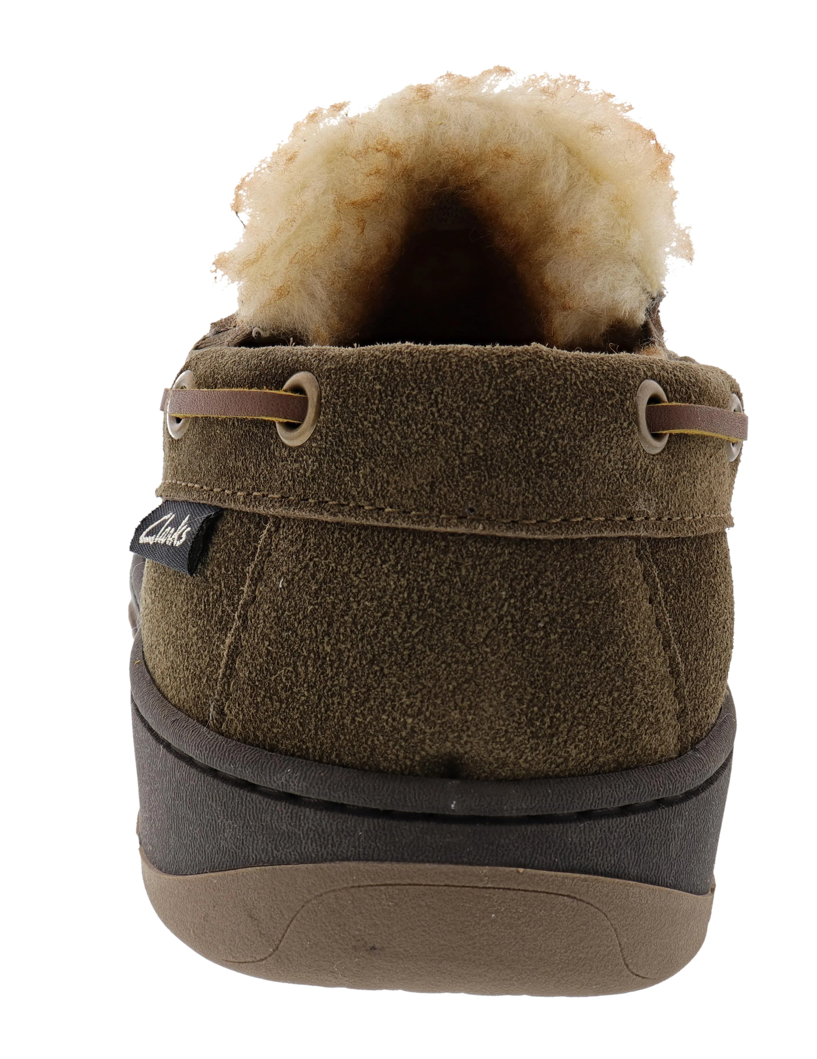 Clarks Men's Indoor Outdoor Moccasin Winter Slippers Justin - Image 4