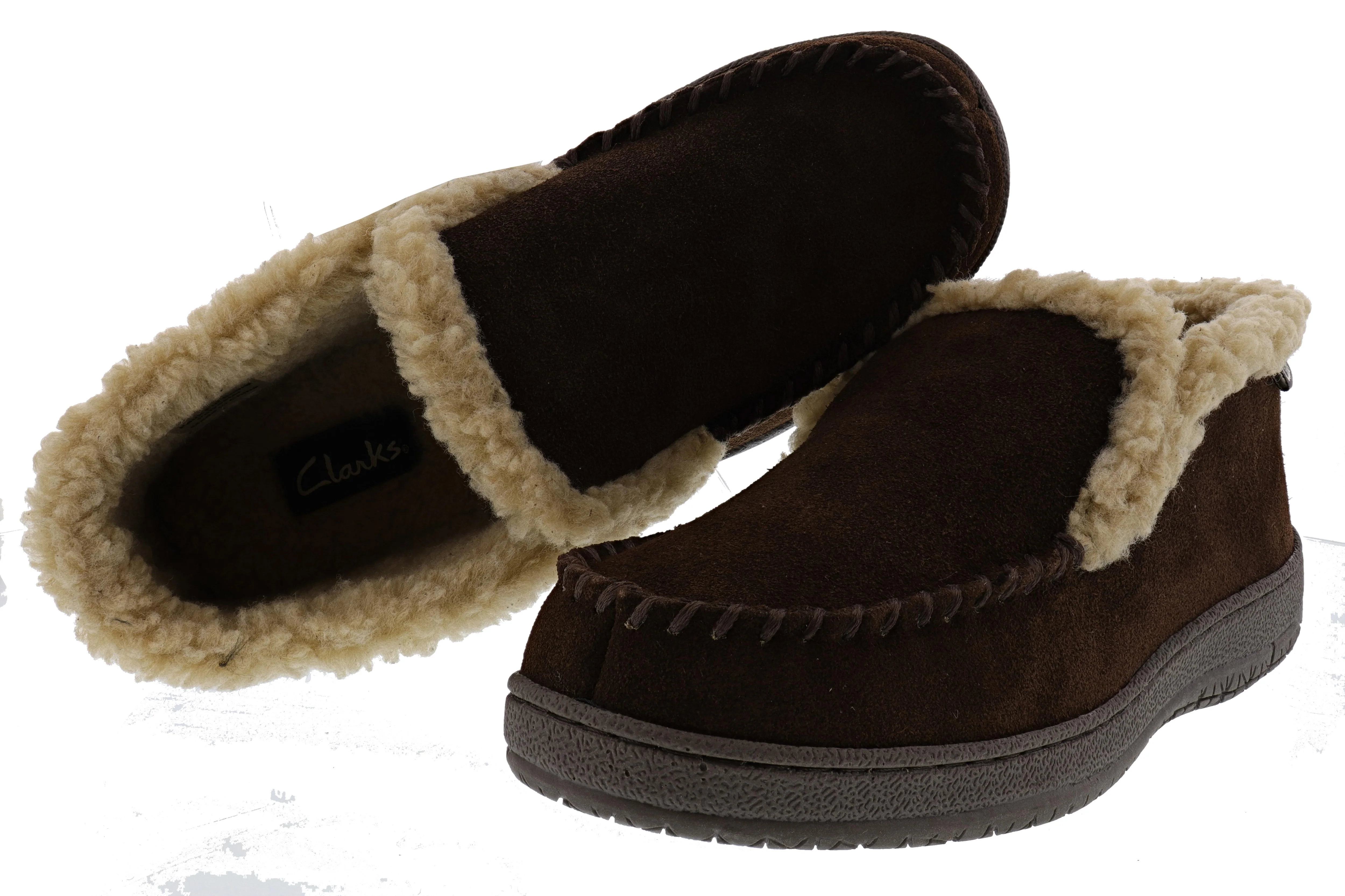 Clarks Men's Moccasin Winter Slippers Andrew - Image 14