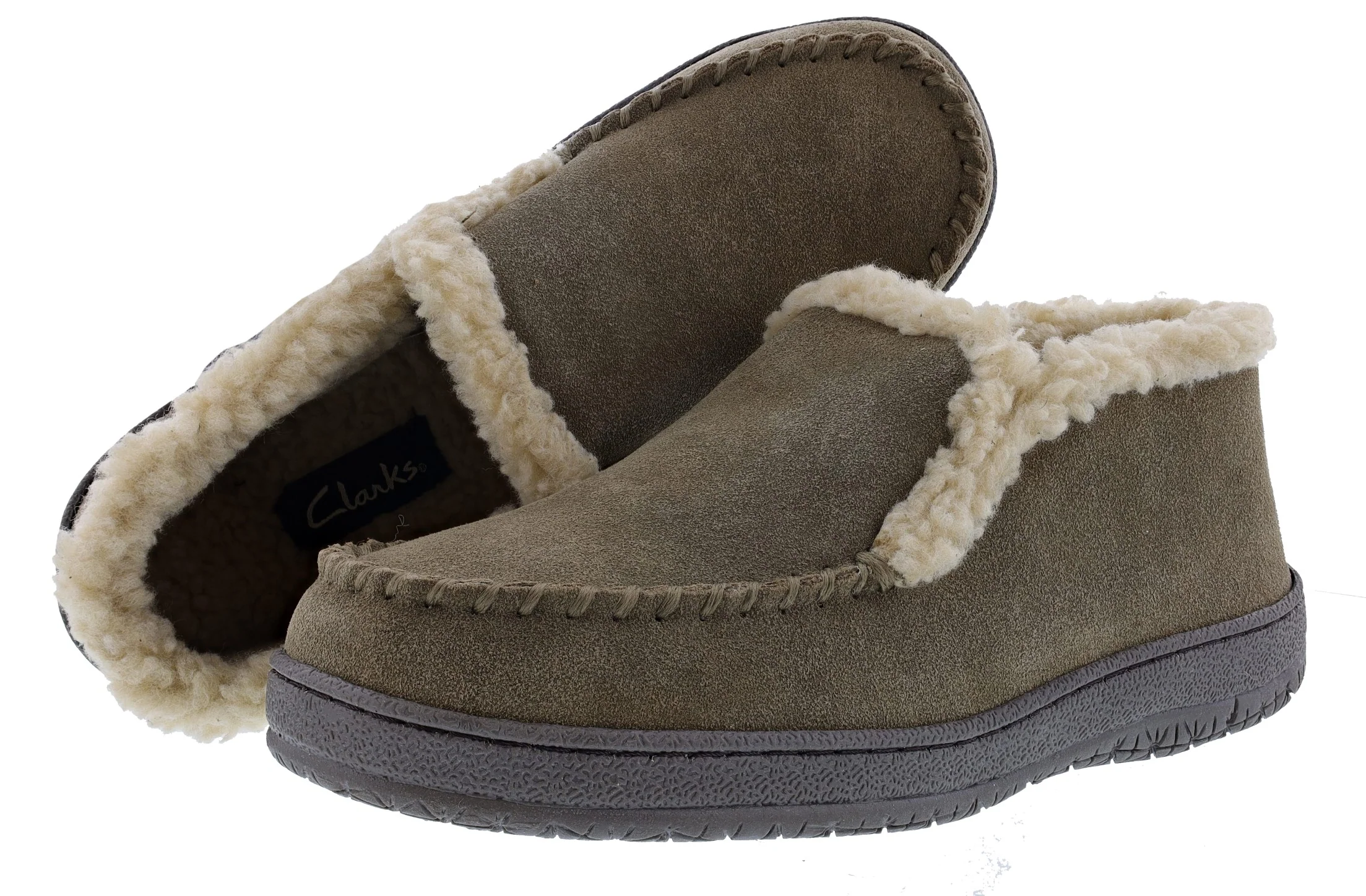 Clarks Men's Moccasin Winter Slippers Andrew - Image 25