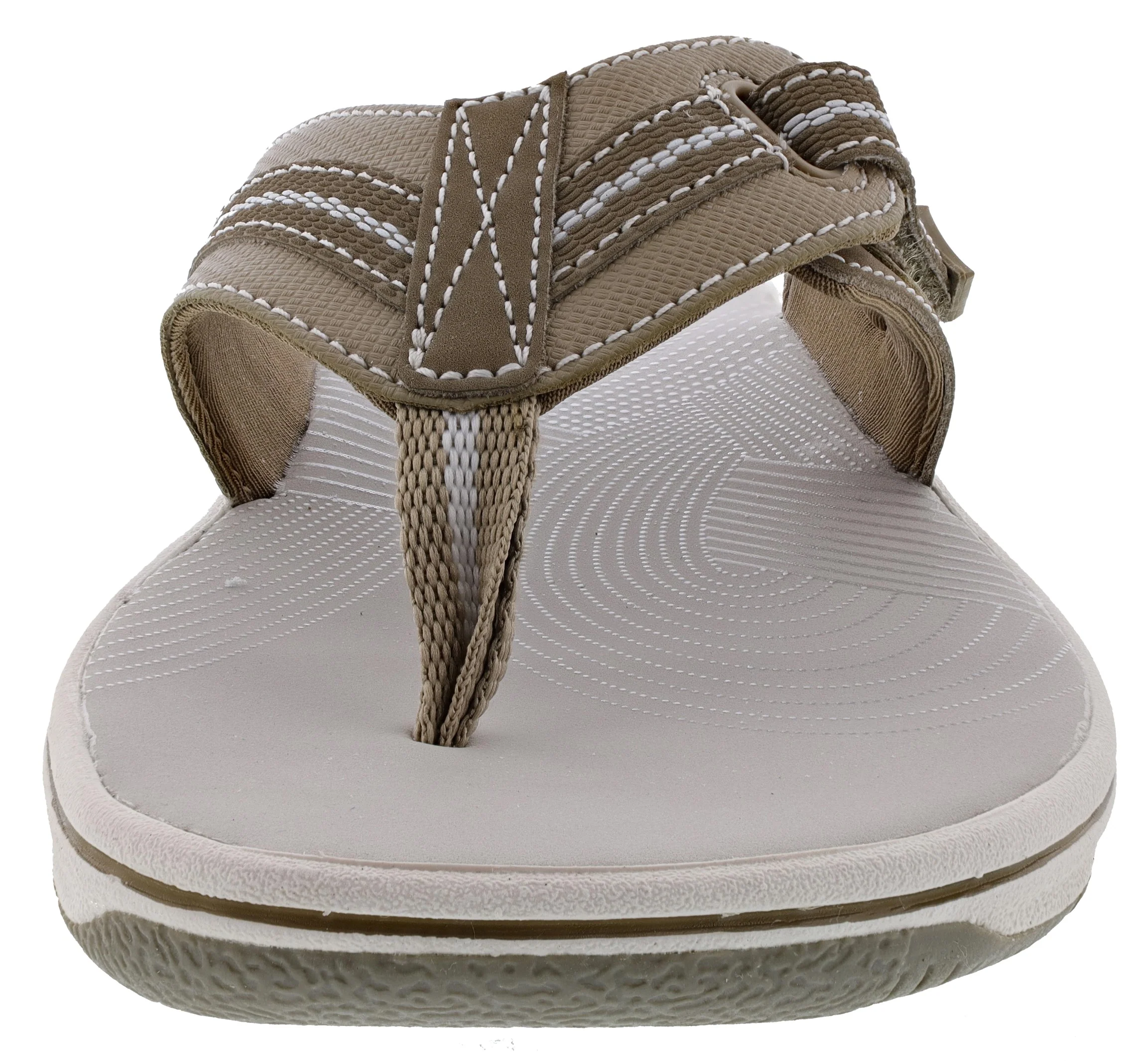 Clarks Women Cloudsteppers Walking Flip Flop Sandals Brinkley Jazz - Image 23