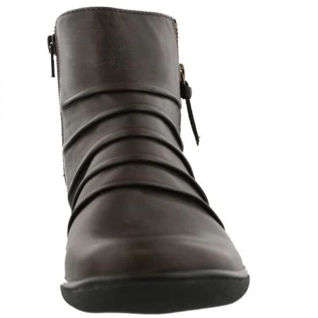 Clarks Women Easy On And Off Back Zipper Winter Dress Casual Boots - Image 8