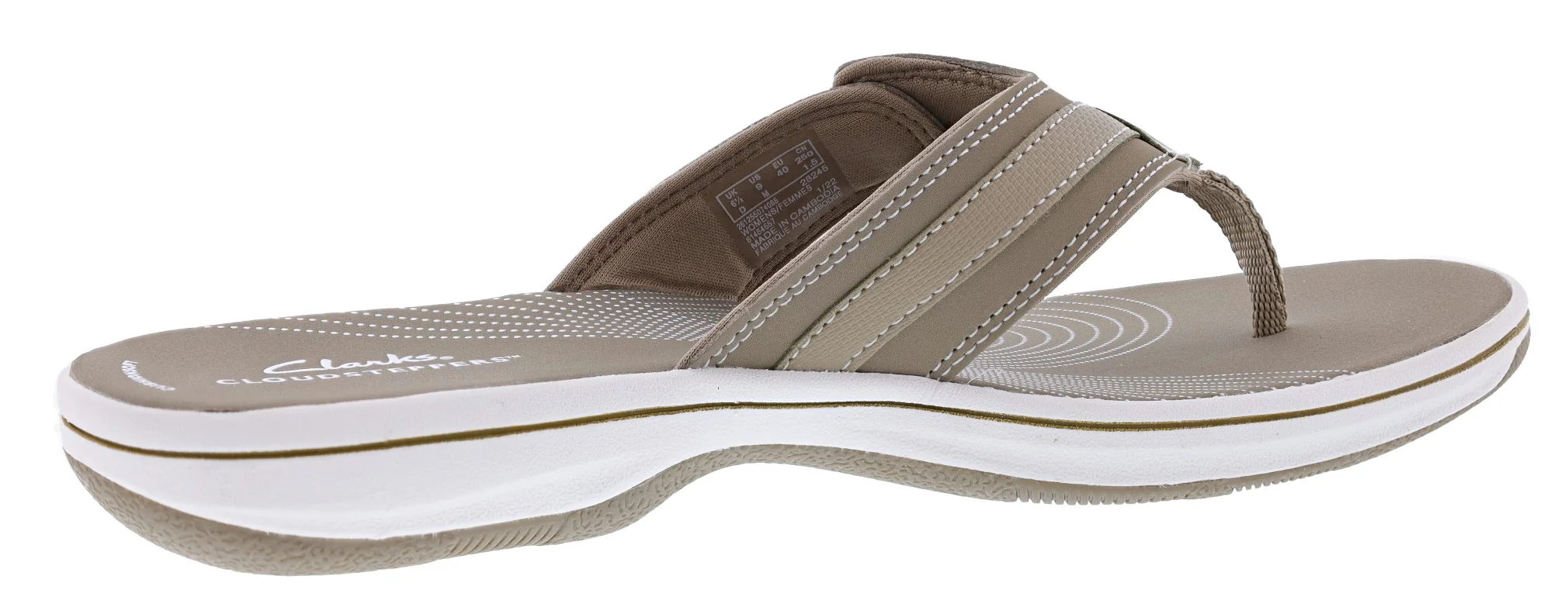 Clarks Women Sandals Lightweight Flip Flops Breeze Sea - Image 120