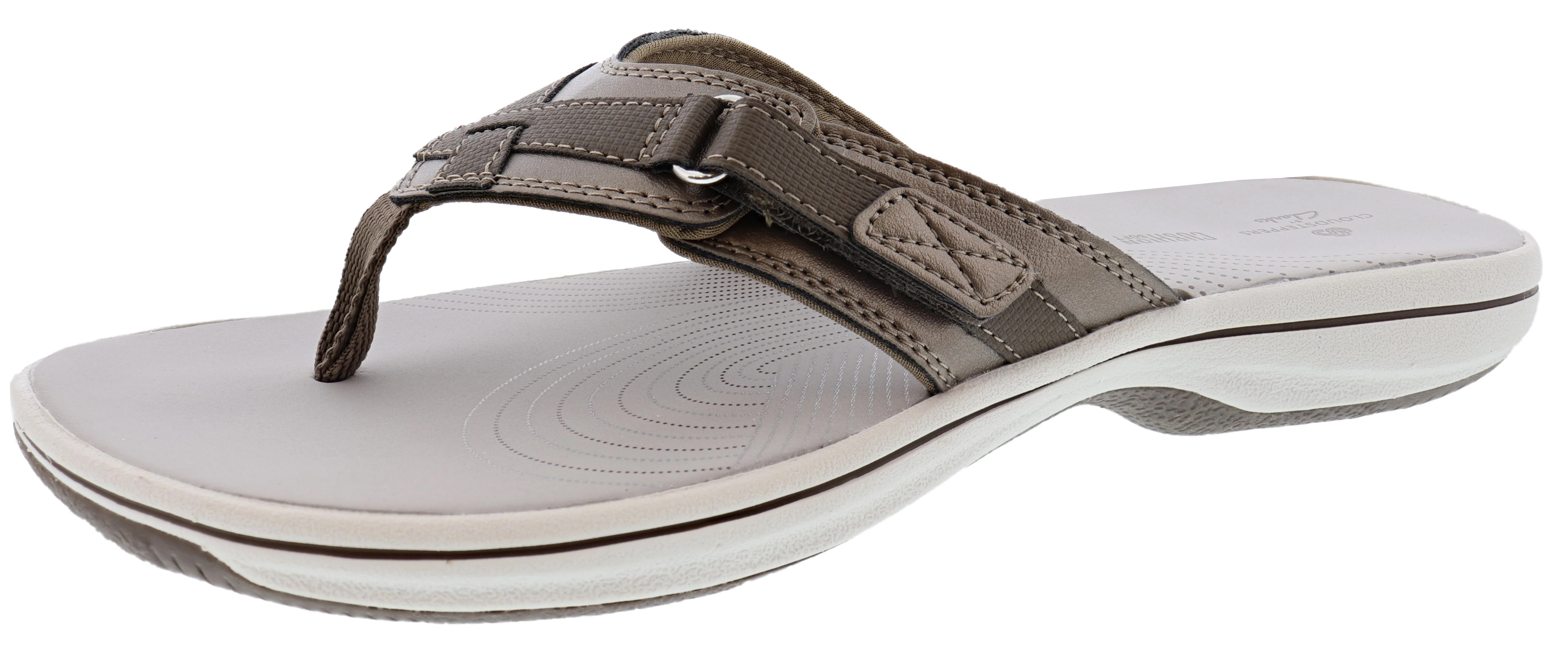 Clarks Women Sandals Lightweight Flip Flops Breeze Sea - Image 19