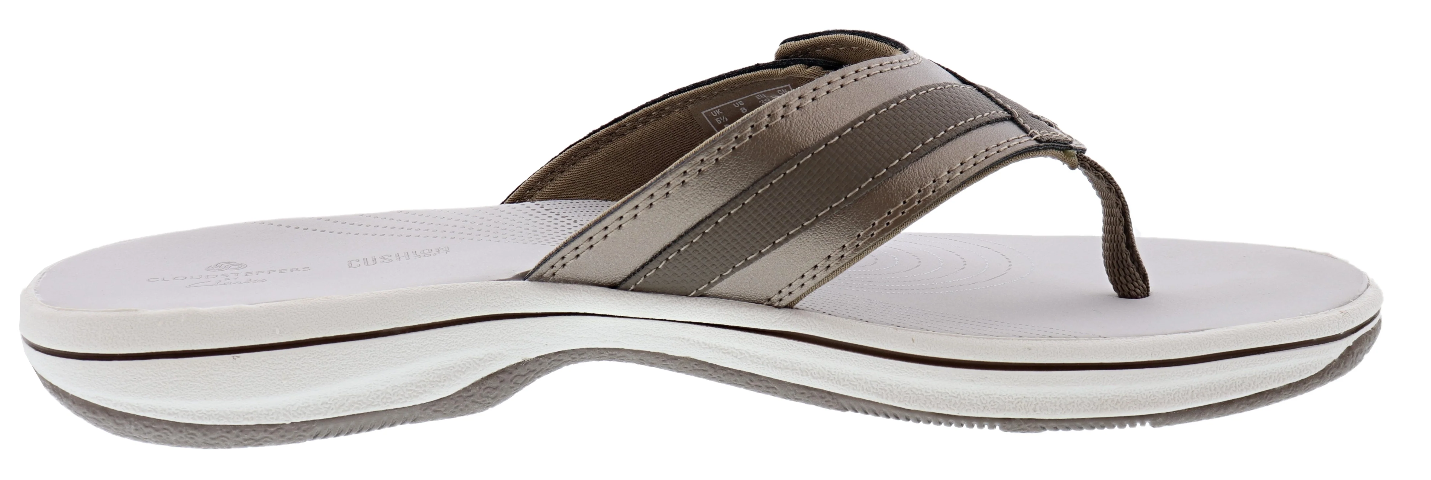 Clarks Women Sandals Lightweight Flip Flops Breeze Sea - Image 20
