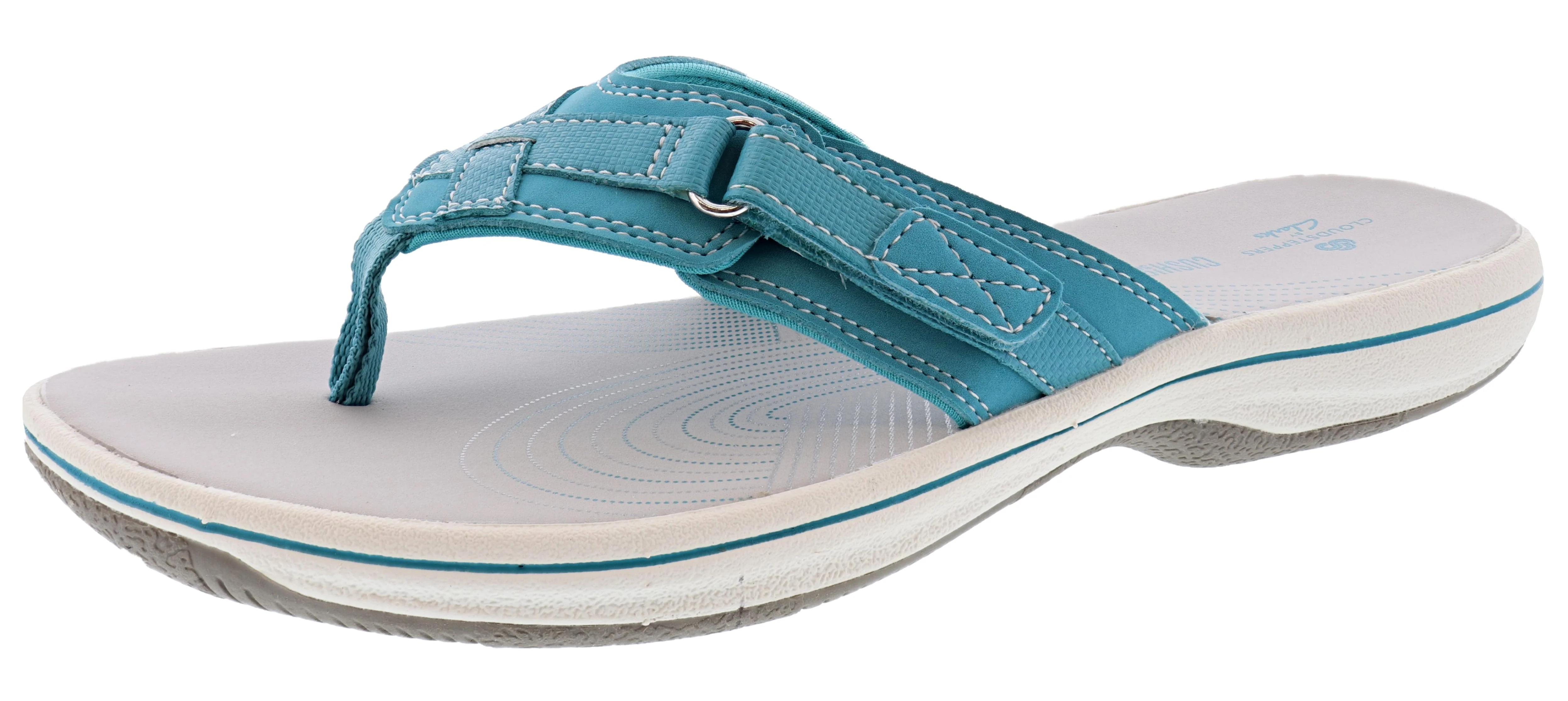 Clarks Women Sandals Lightweight Flip Flops Breeze Sea - Image 31