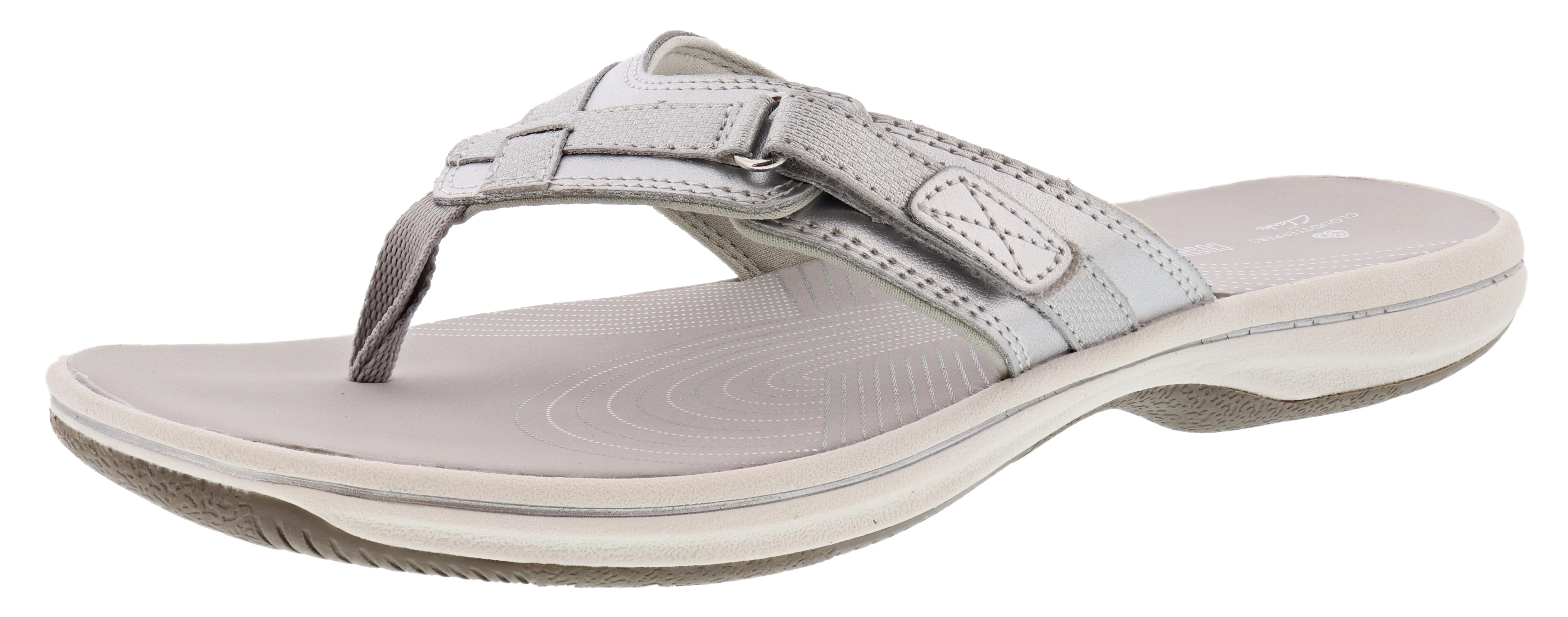 Clarks Women Sandals Lightweight Flip Flops Breeze Sea - Image 59