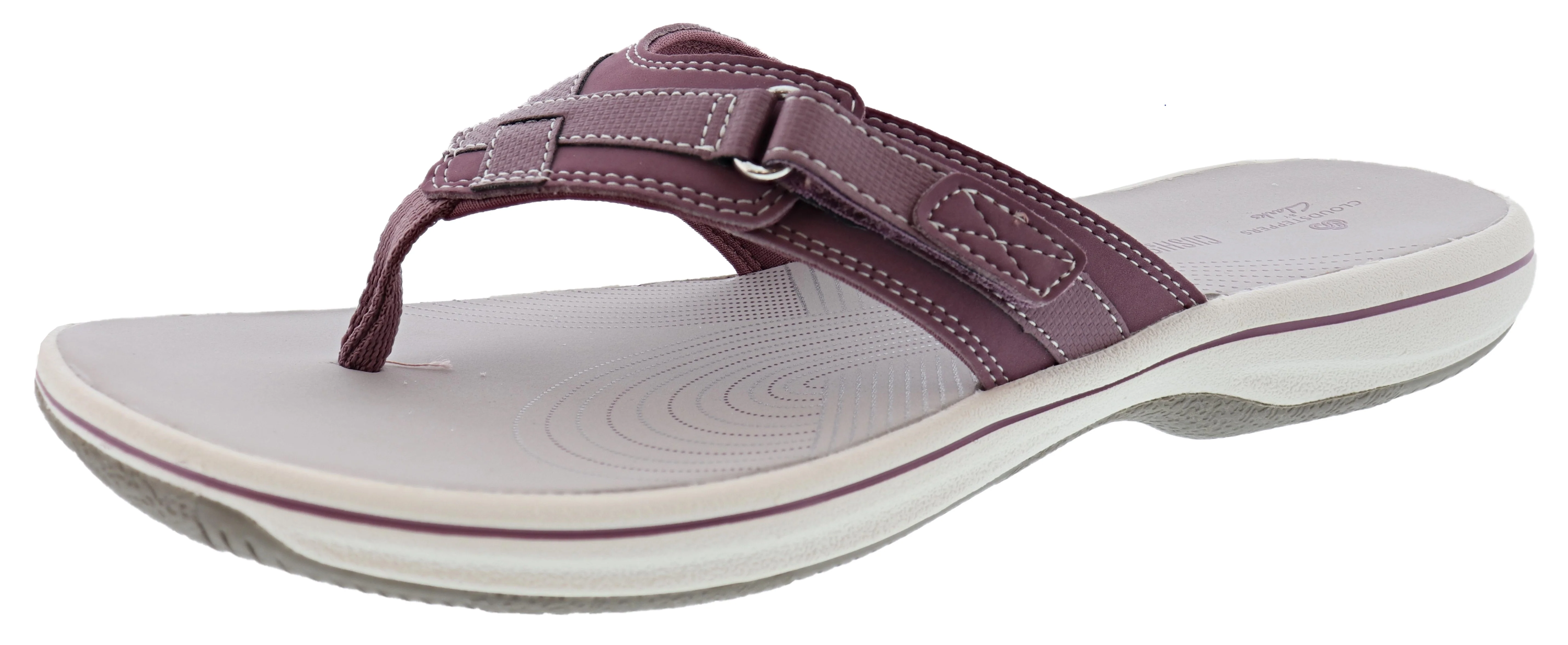 Clarks Women Sandals Lightweight Flip Flops Breeze Sea - Image 61