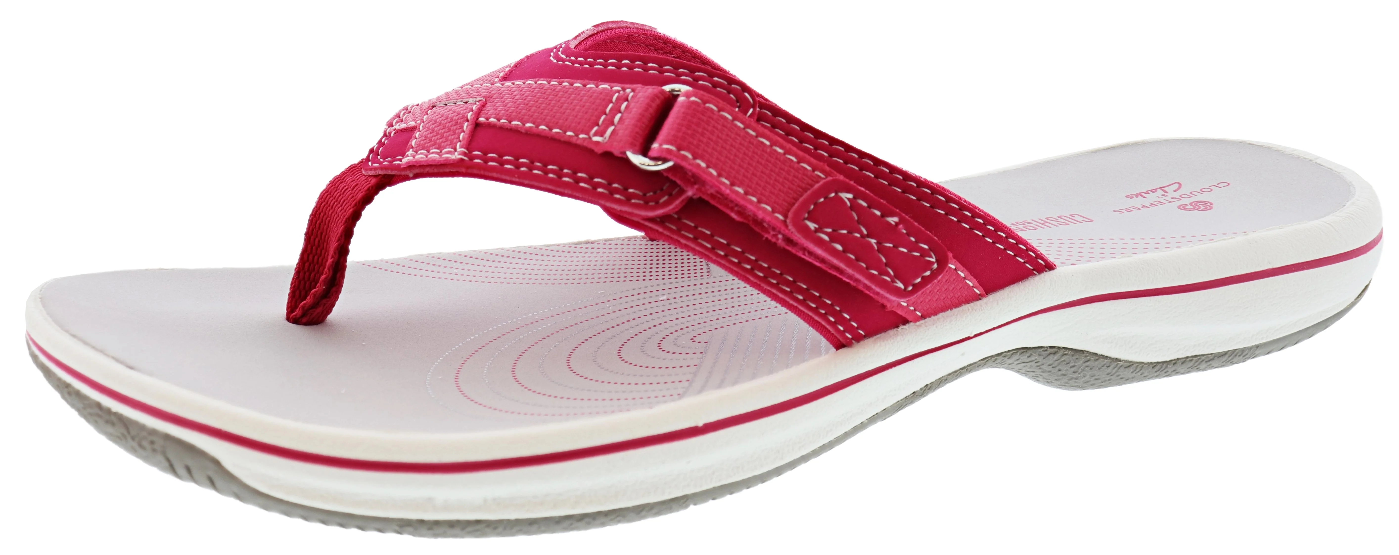 Clarks Women Sandals Lightweight Flip Flops Breeze Sea - Image 62