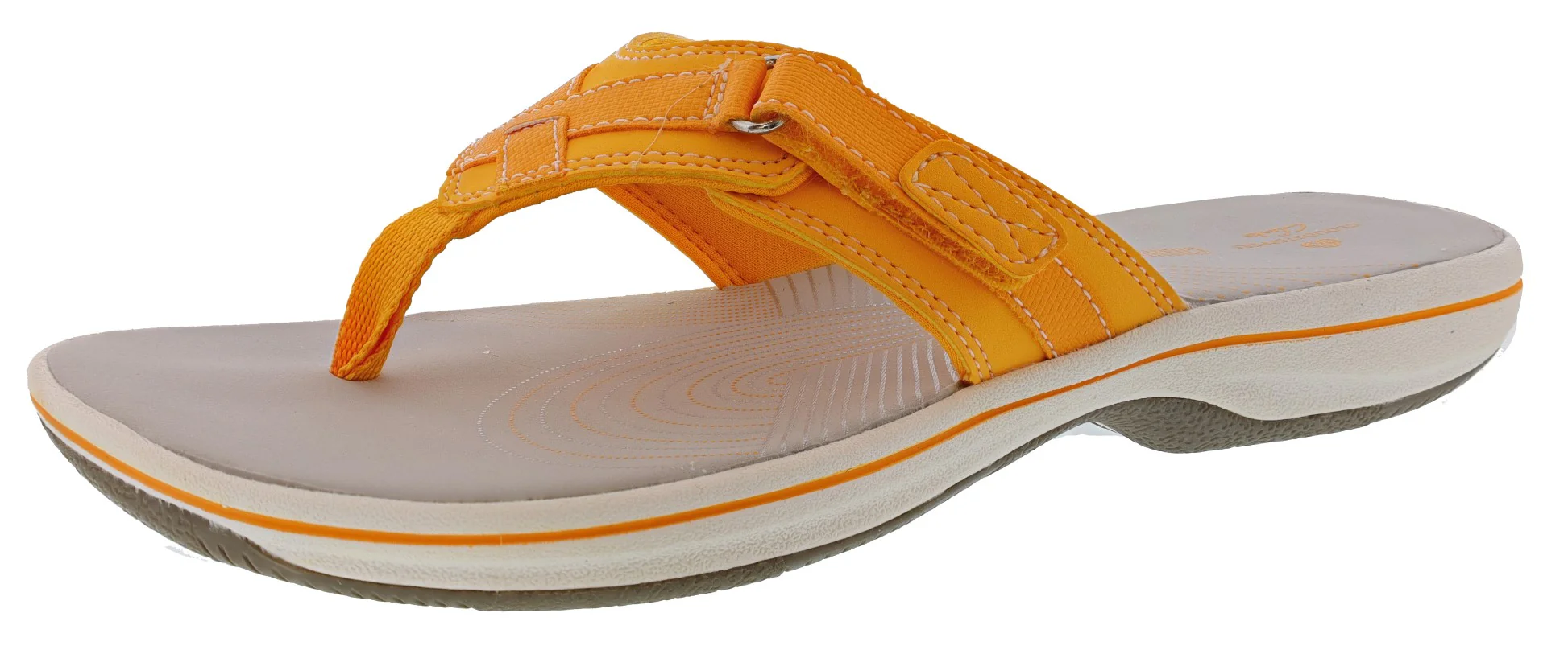 Clarks Women Sandals Lightweight Flip Flops Breeze Sea - Image 99