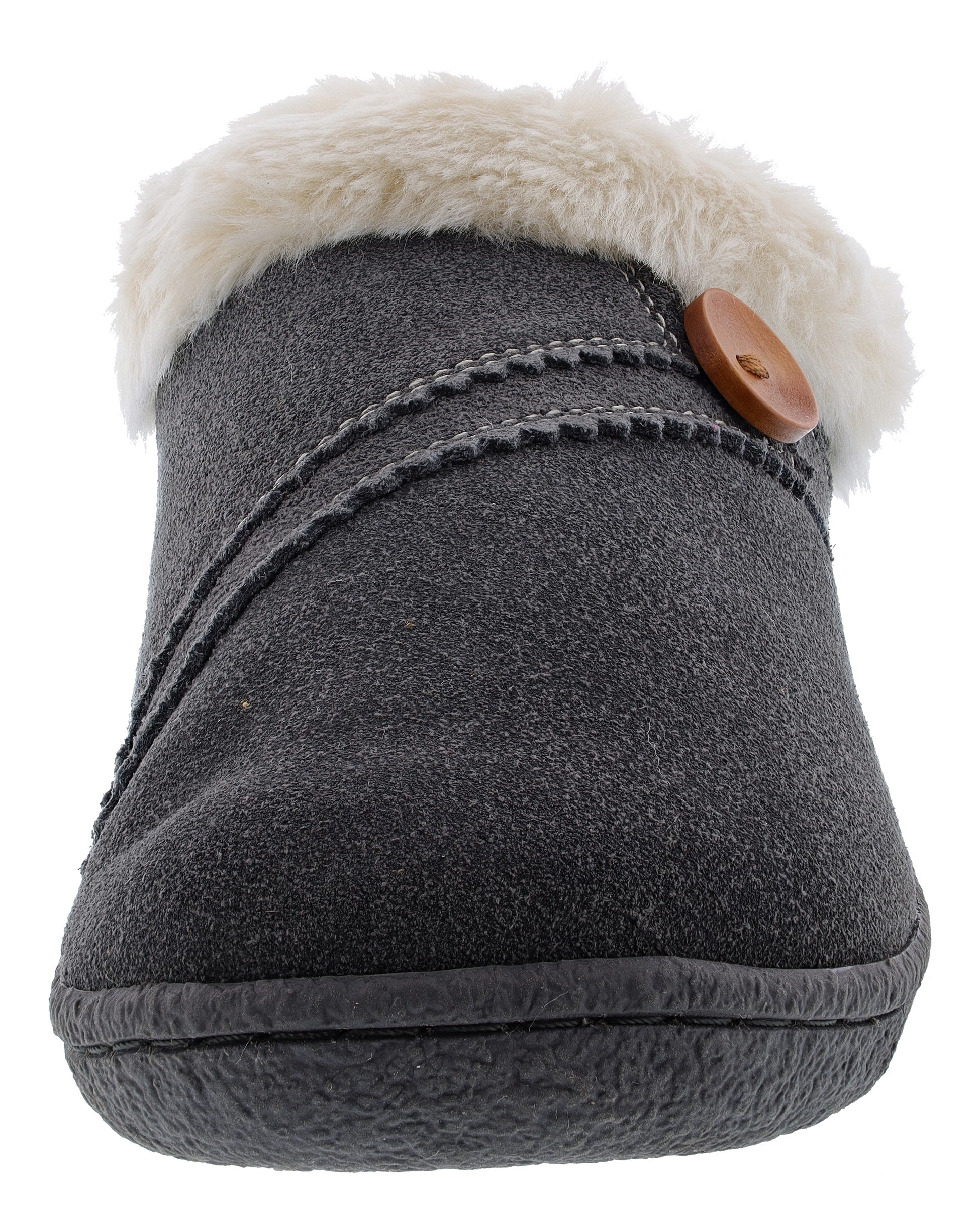 Clarks Women Warm Cozy Slip On Clog Slippers Rebecca - Image 11