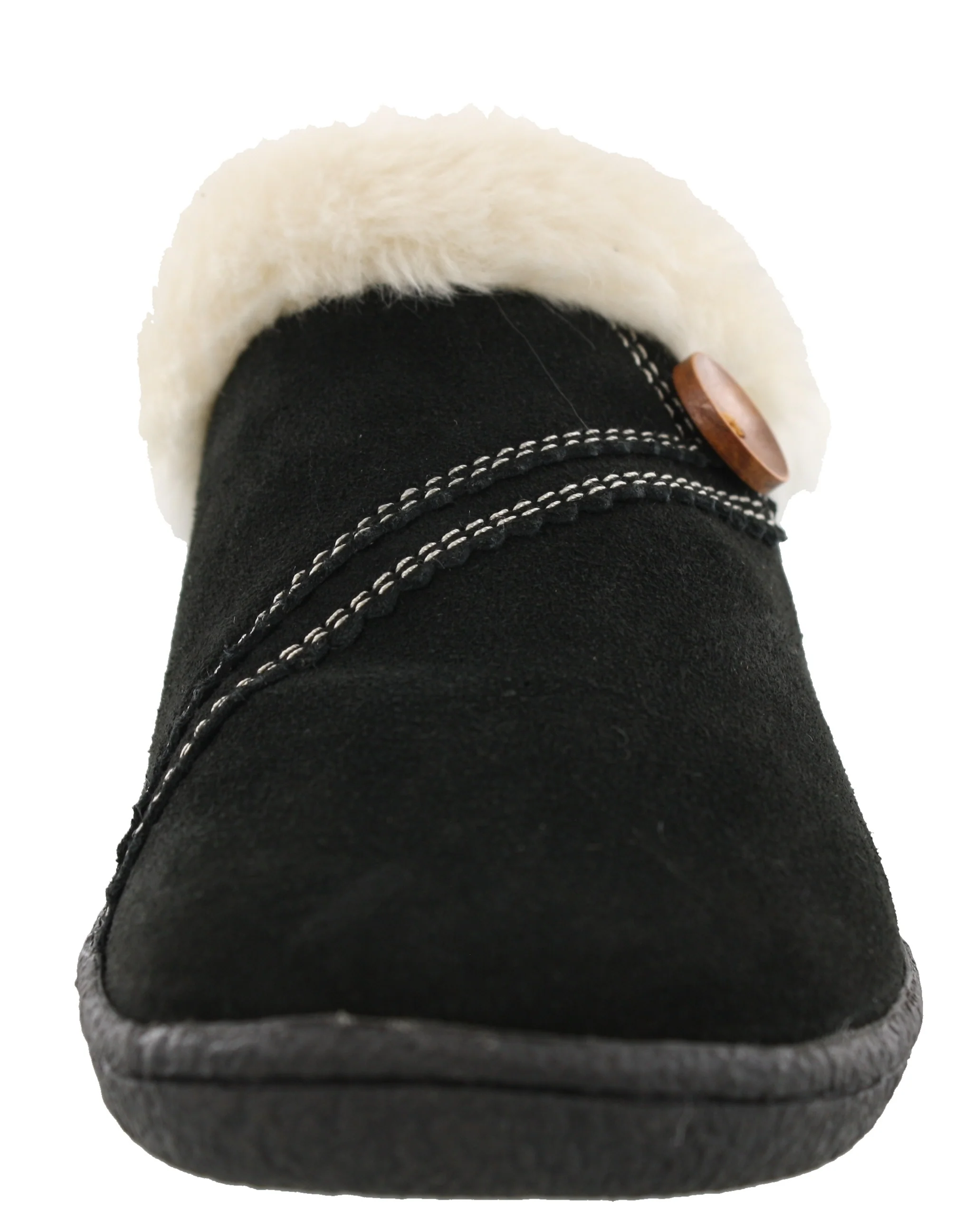 Clarks Women Warm Cozy Slip On Clog Slippers Rebecca - Image 3