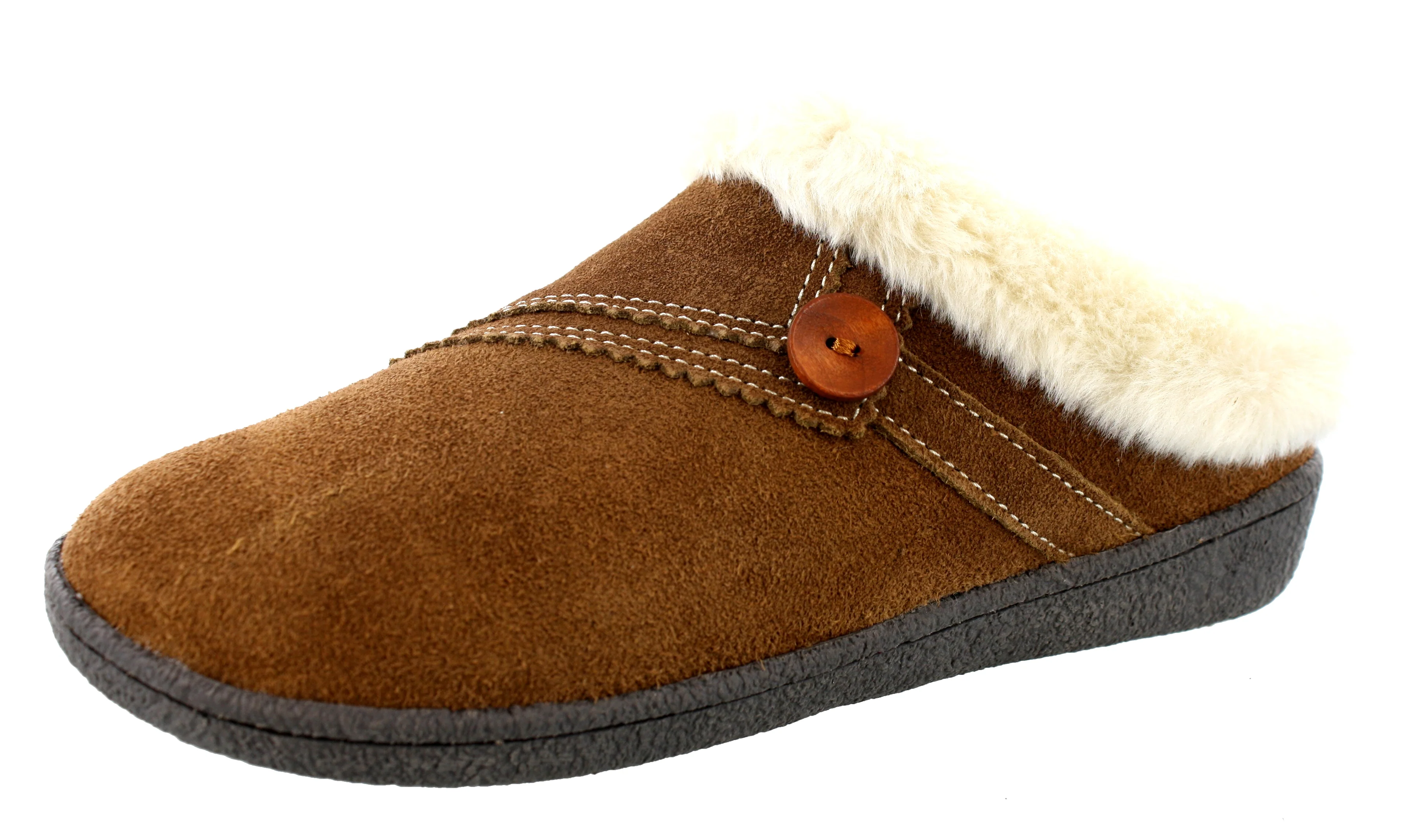 Clarks Women Warm Cozy Slip On Clog Slippers Rebecca - Image 6