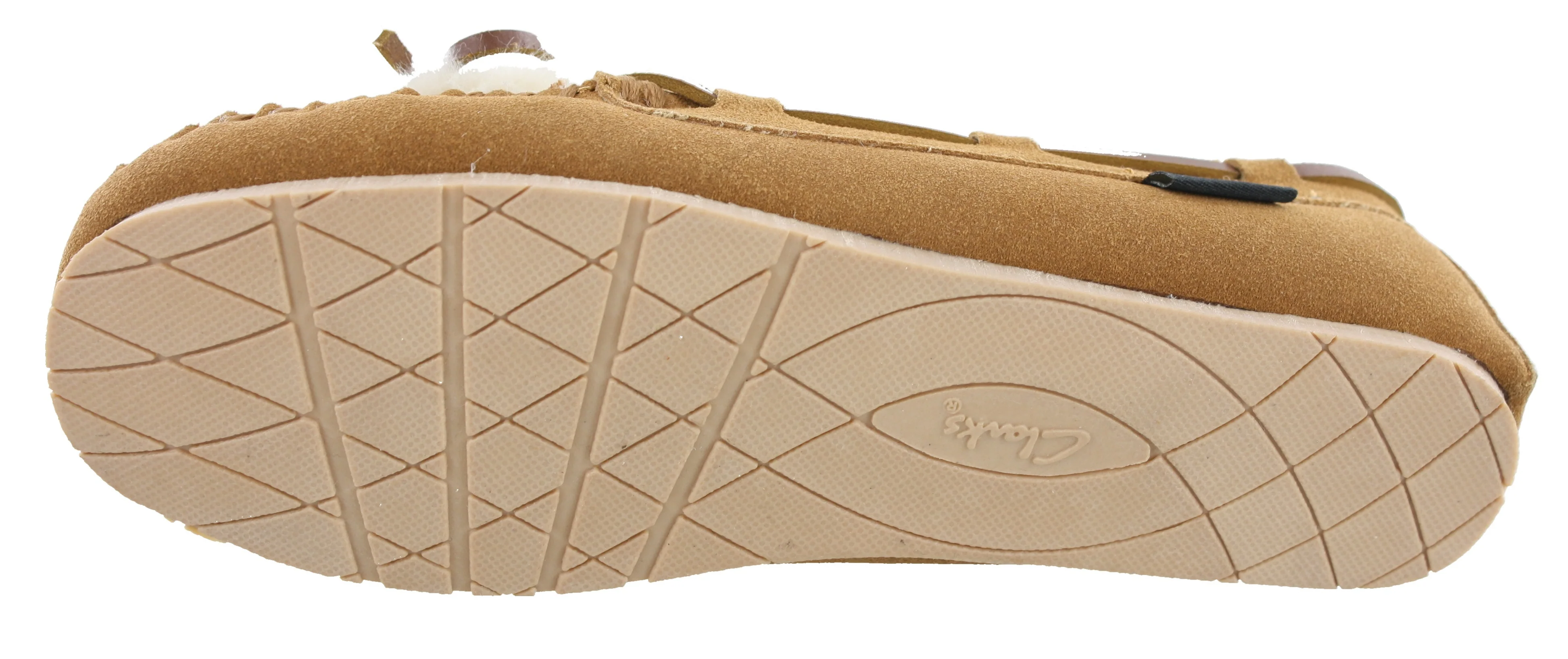 Clarks Women Warm Cozy Slip On Moccasin Slippers Holly - Image 5