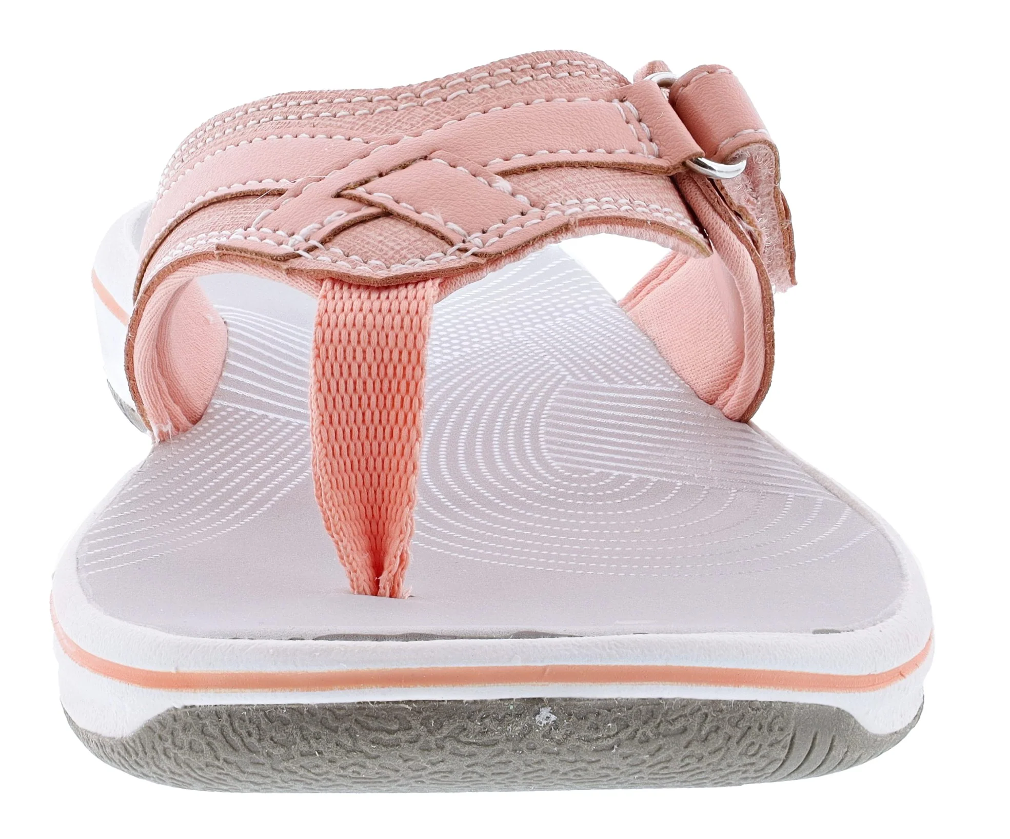 Clarks Women's Breeze Sea Adjustable Strap Comfort Flip Flops - Image 3