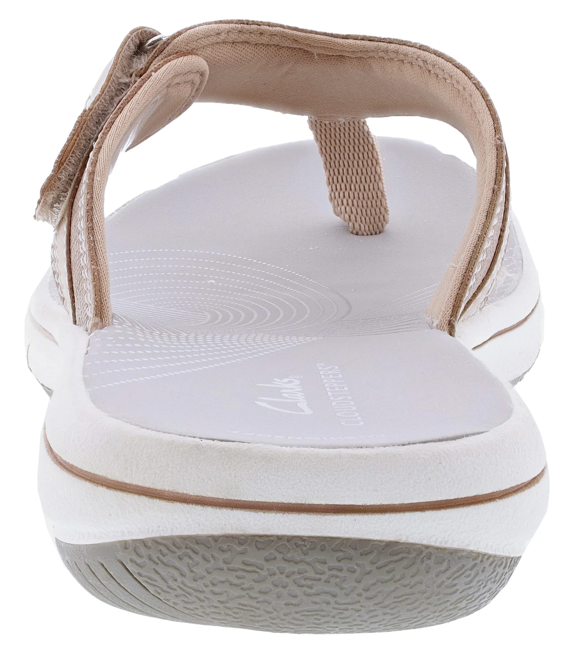 Clarks Women's Breeze Sea Adjustable Strap Comfort Flip Flops - Image 9