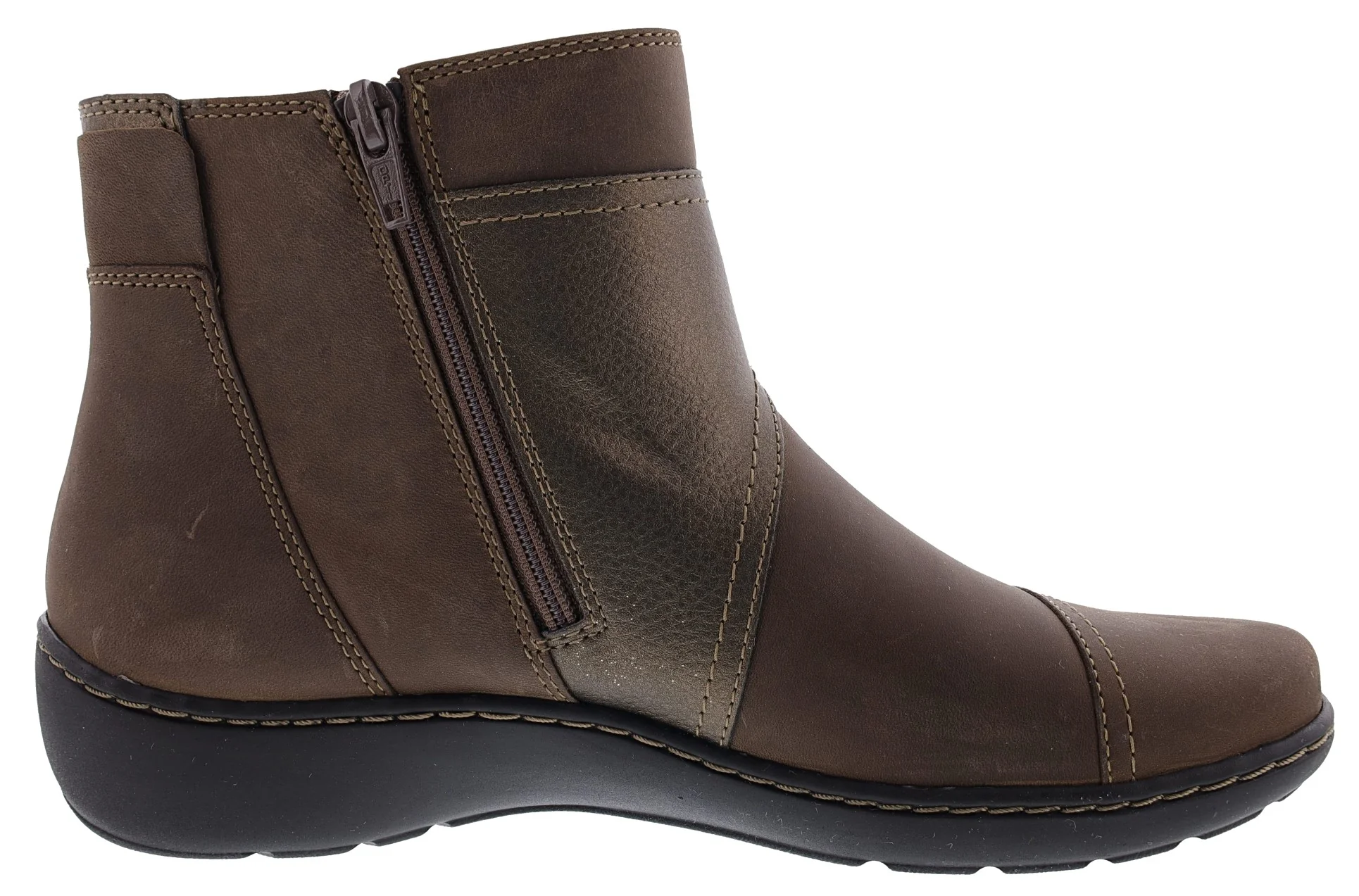 Clarks Women's Cora Tropic Leather Ankle Boots - Image 2