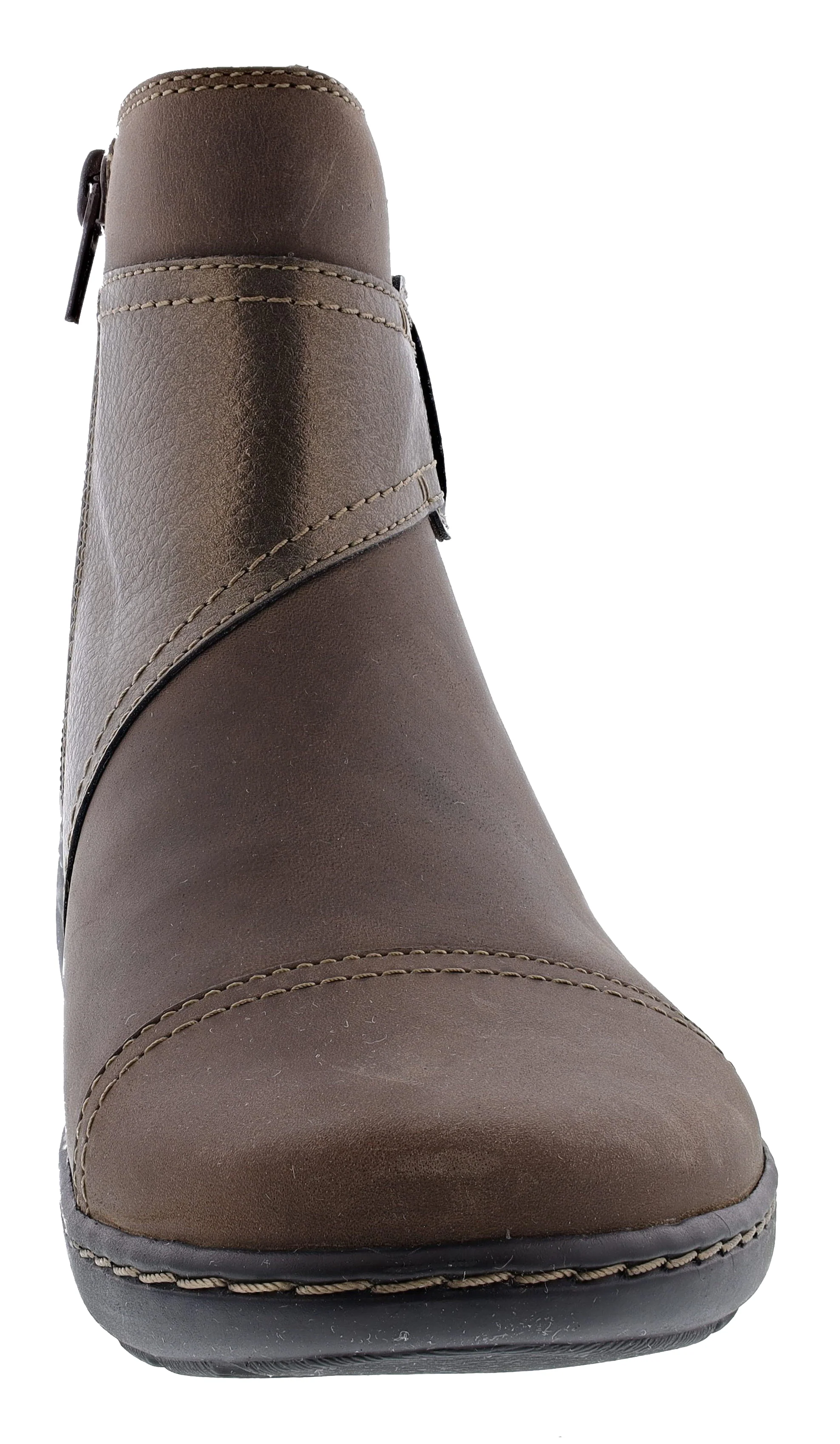 Clarks Women's Cora Tropic Leather Ankle Boots - Image 3