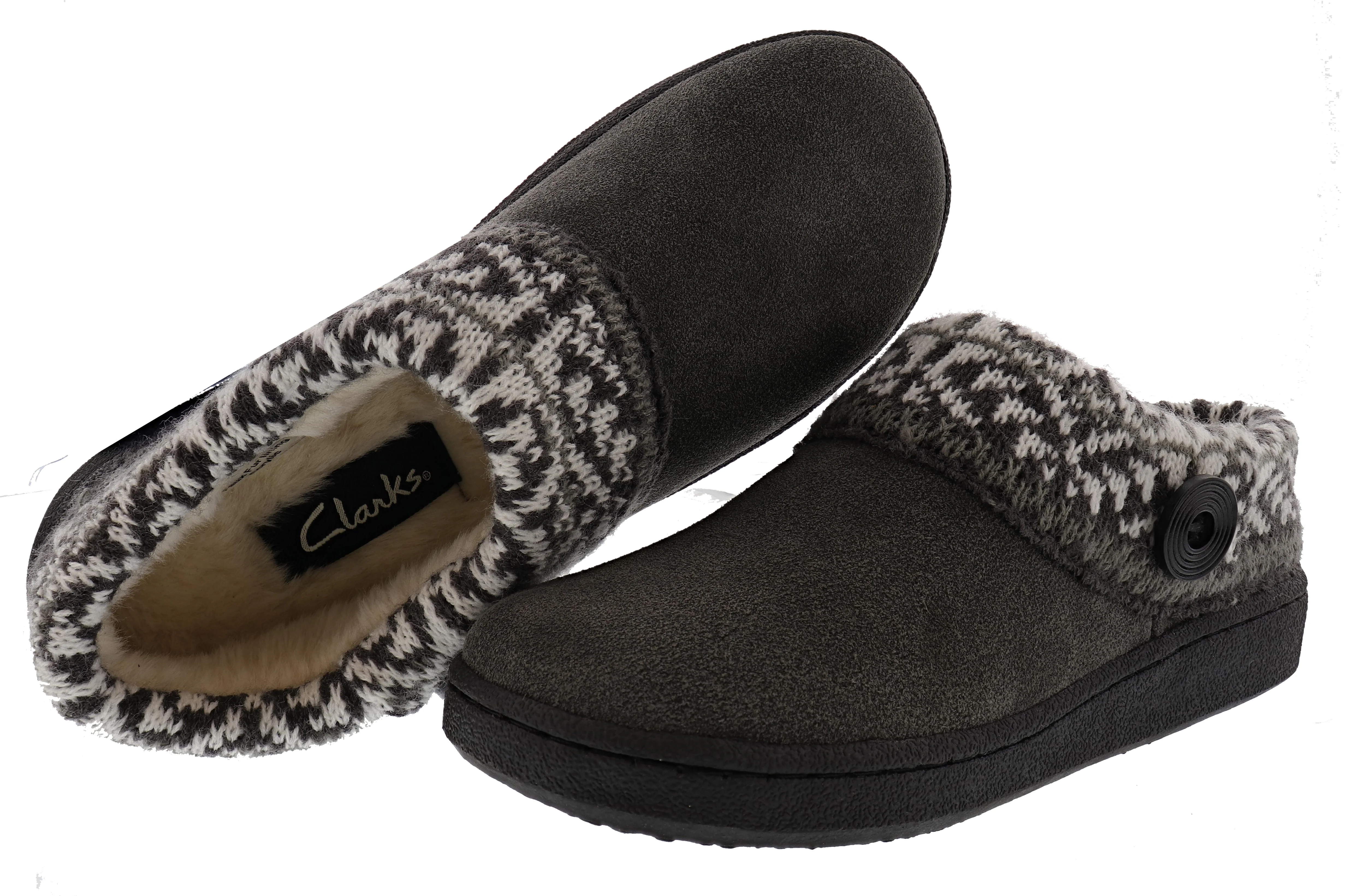 Clarks Women's Indoor Outdoor Clog Winter Slippers Amanda - Image 7