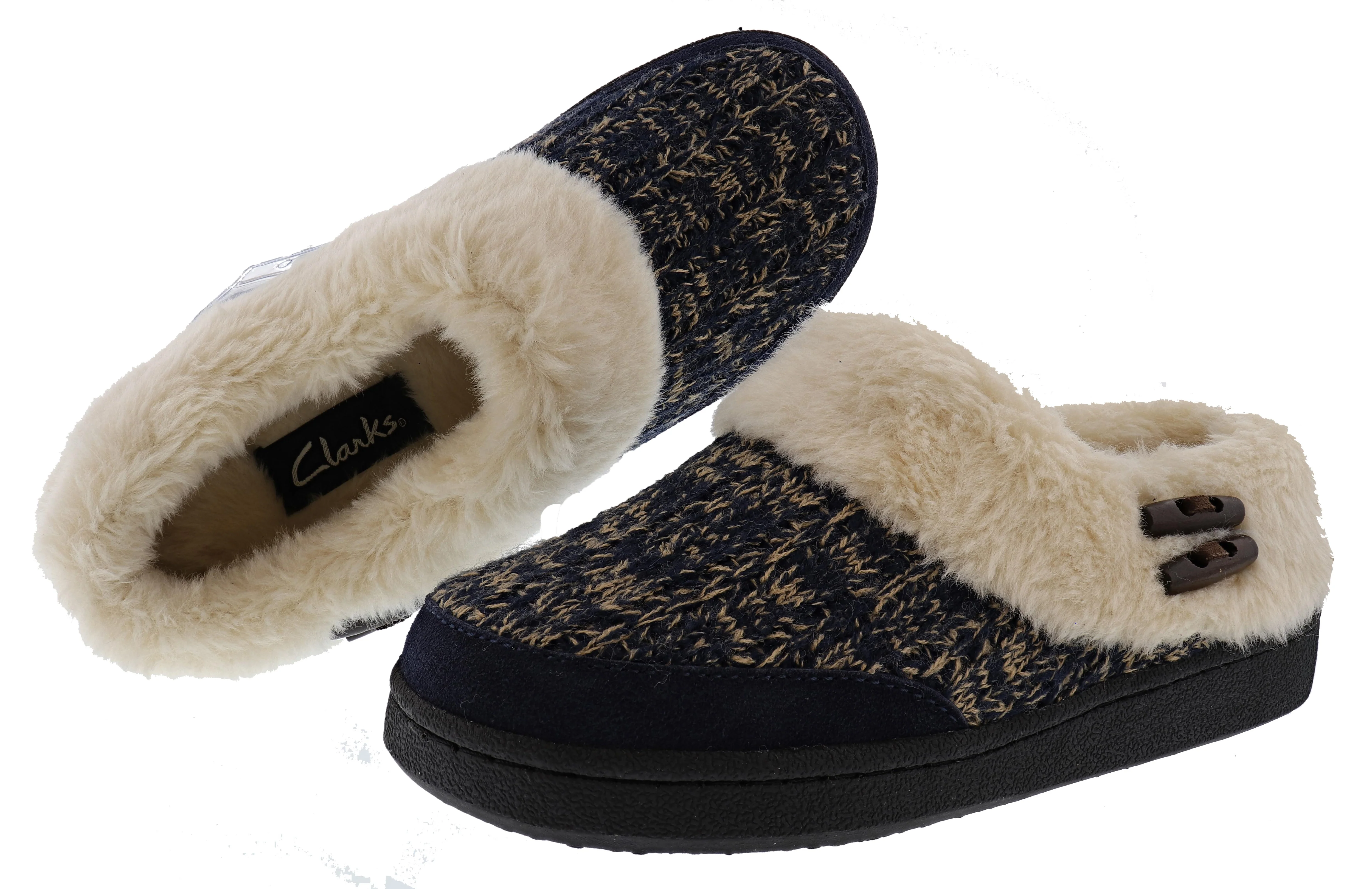 Clarks Women's Indoor Outdoor Winter Clog Slippers Ginger - Image 14