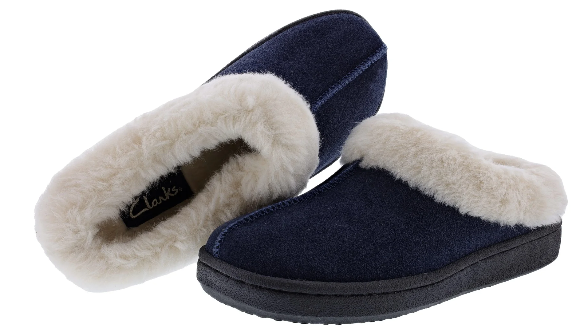 Clarks Women's JMS0587 Suede Indoor & Outdoor House Slippers - Image 6