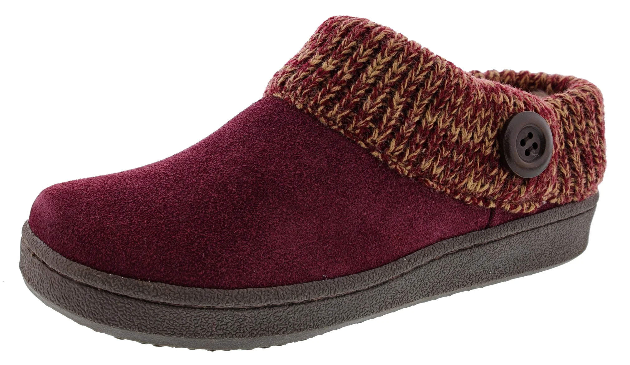 Clarks Women's Knitted Collar Clog Winter Slippers Angelina - Image 25