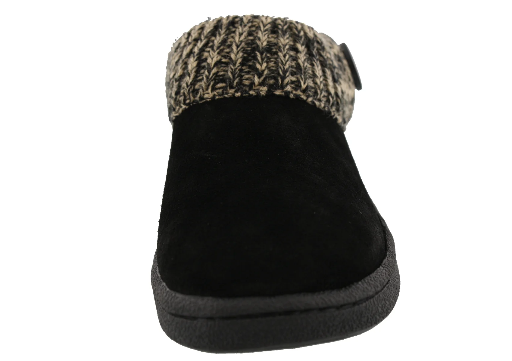 Clarks Women's Knitted Collar Clog Winter Slippers Angelina - Image 3