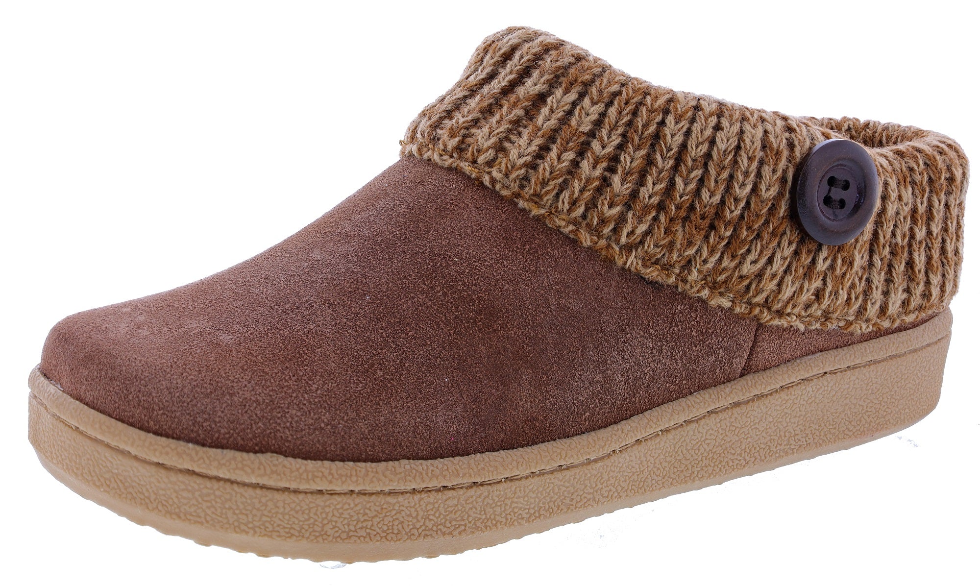 Clarks Women's Knitted Collar Clog Winter Slippers Angelina - Image 31
