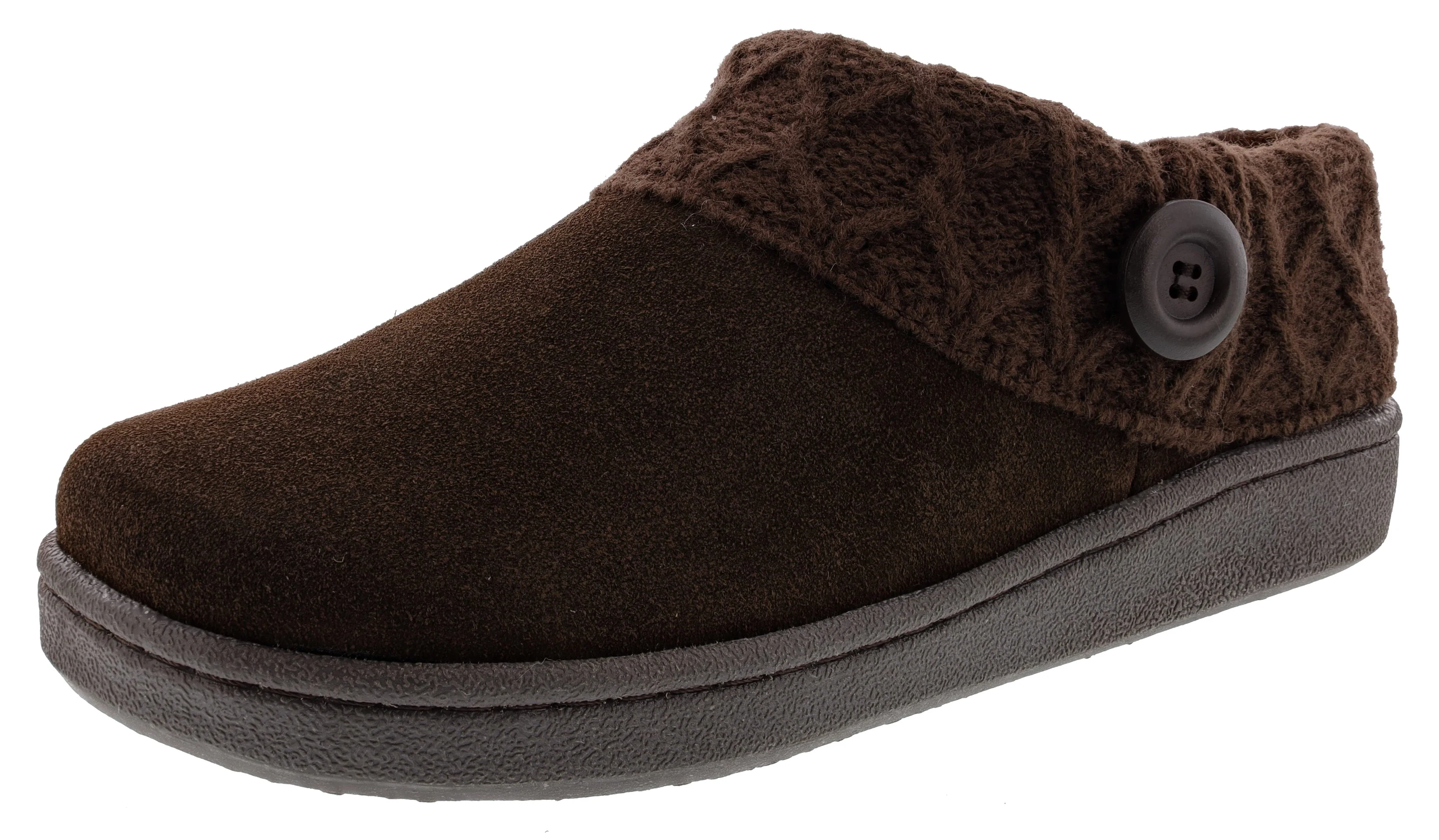 Clarks Women's Knitted Collar Clog Winter Slippers Angelina - Image 36