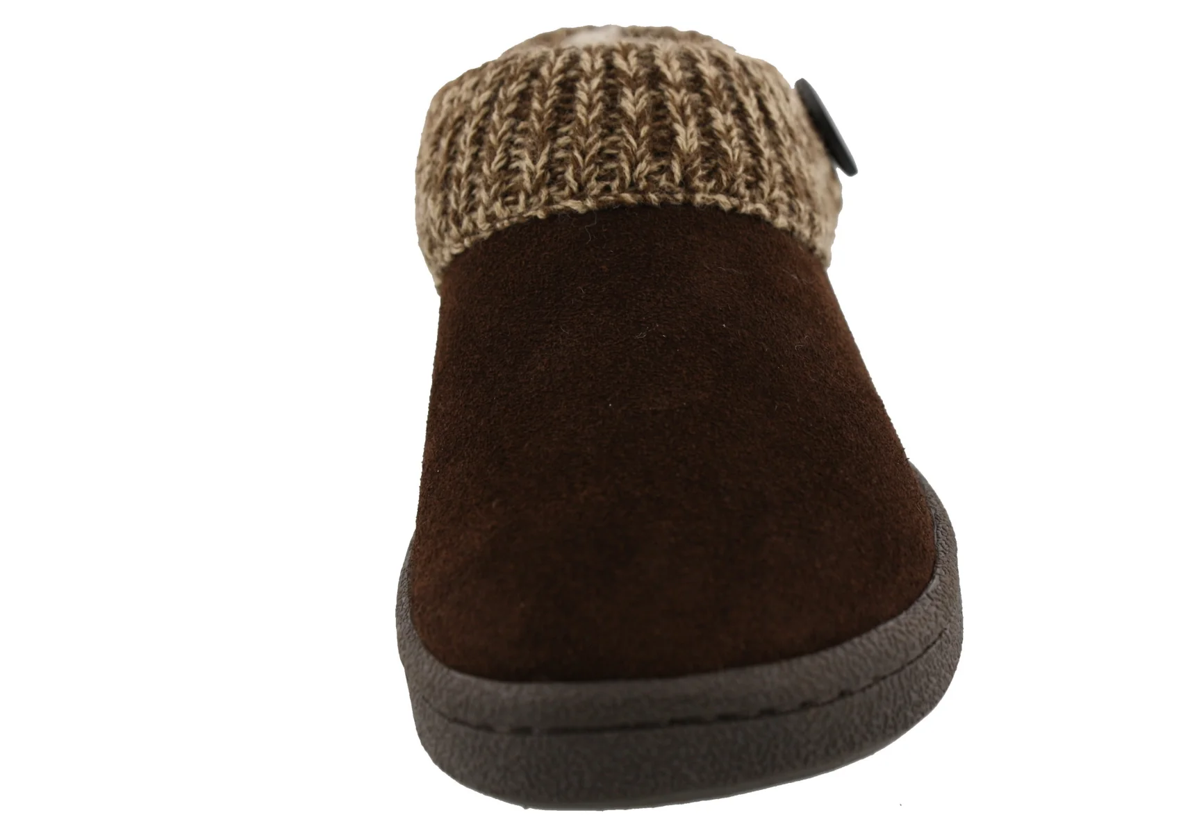 Clarks Women's Knitted Collar Clog Winter Slippers Angelina - Image 9