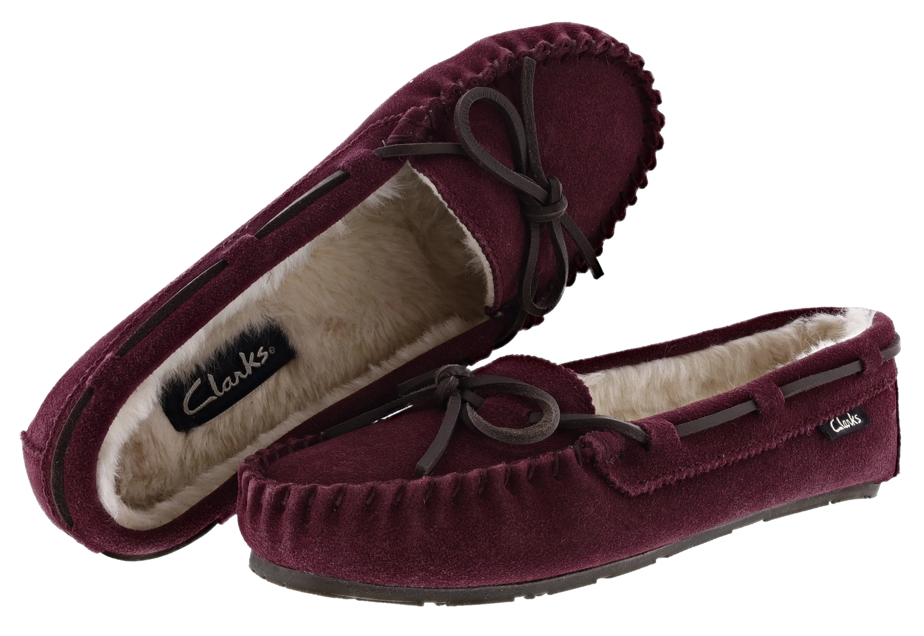 Clarks Women's Moccasin Winter Slippers Nancy - Image 30