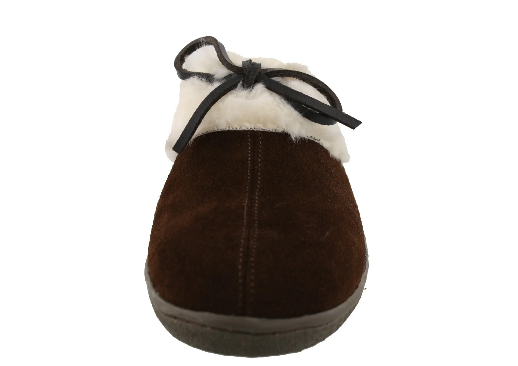 Clarks Womens Winter Cozy Fur Easy On Lightweight Suede Slippers - Image 3