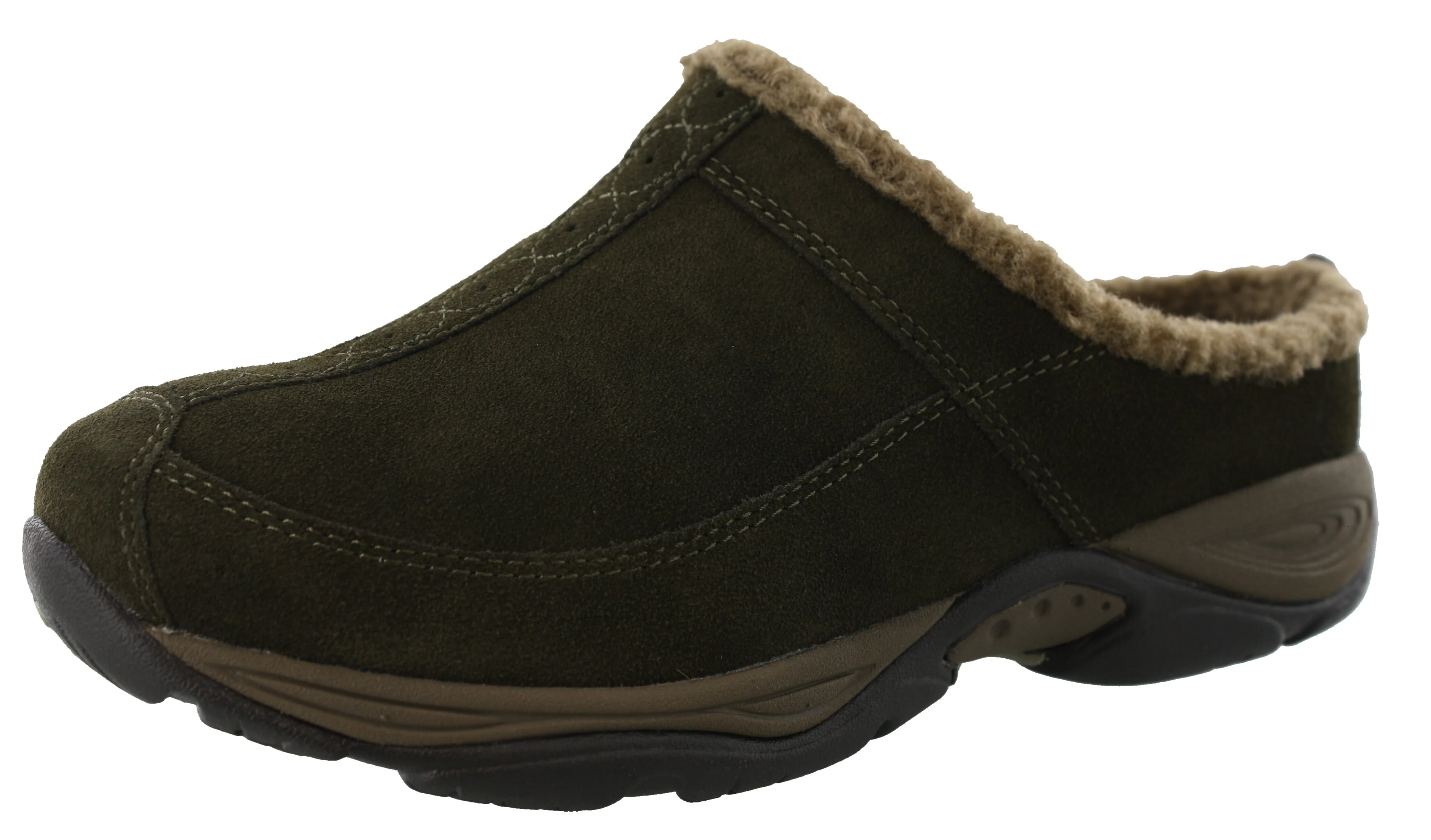 Easy Spirit Women Warm Wide Width Cozy Clog Slippers Exchange - Image 12