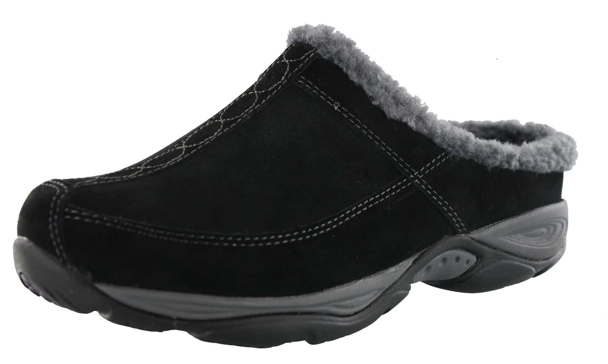 Easy Spirit Women Warm Wide Width Cozy Clog Slippers Exchange - Image 13