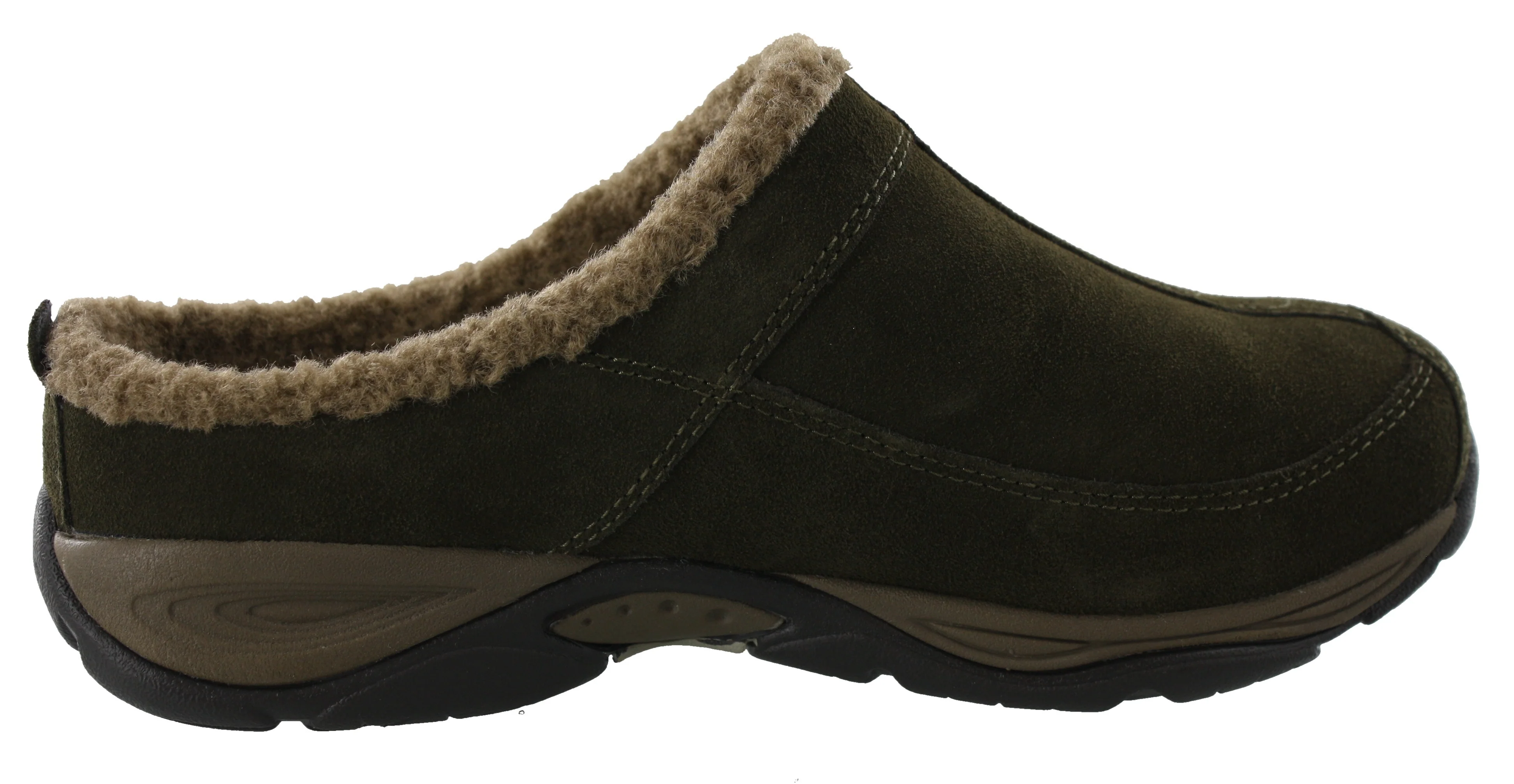 Easy Spirit Women Warm Wide Width Cozy Clog Slippers Exchange - Image 7