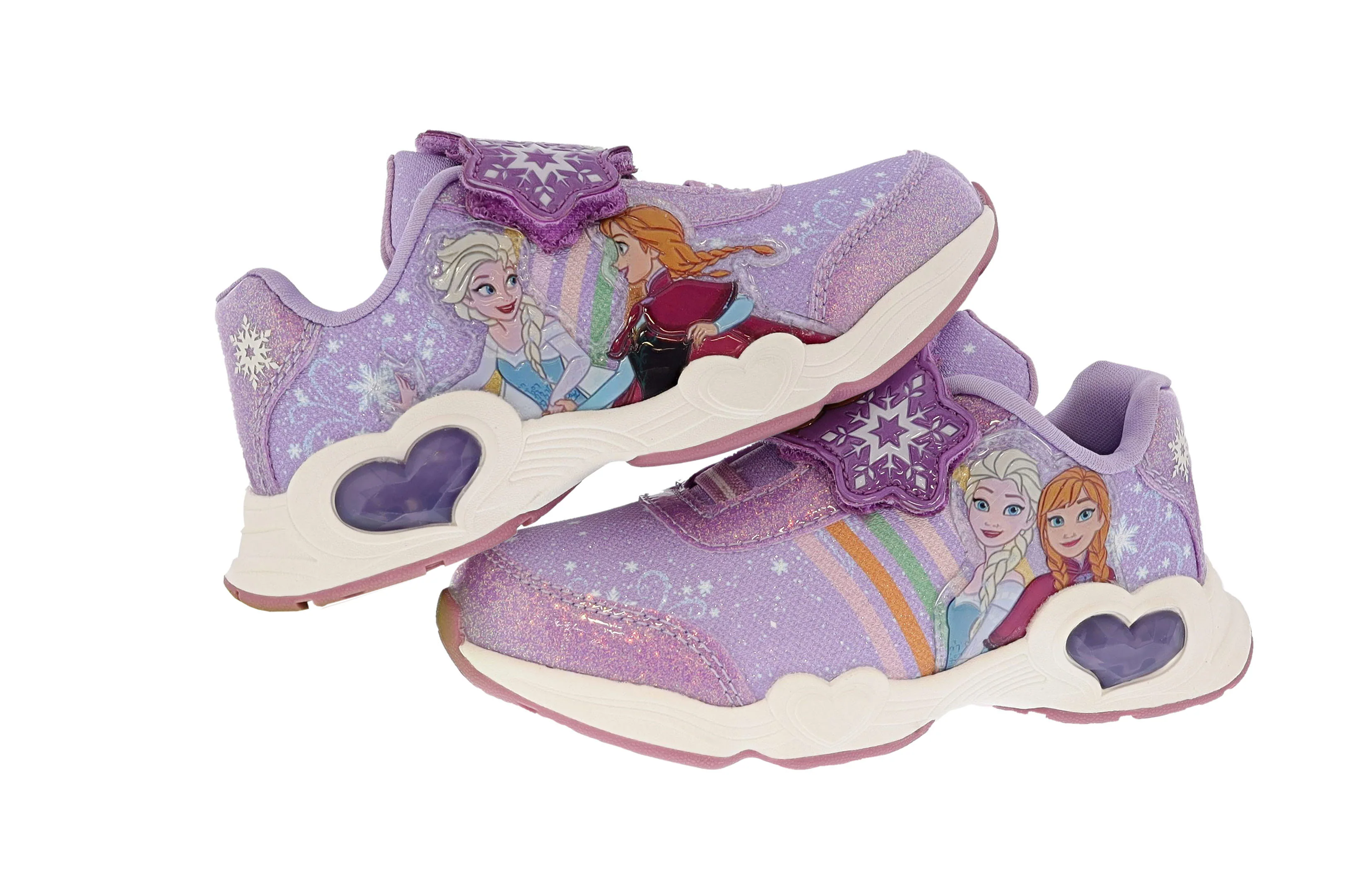 Frozen Toddler Girls Lighted Hook & Loop Athletic Sneaker - Image 7