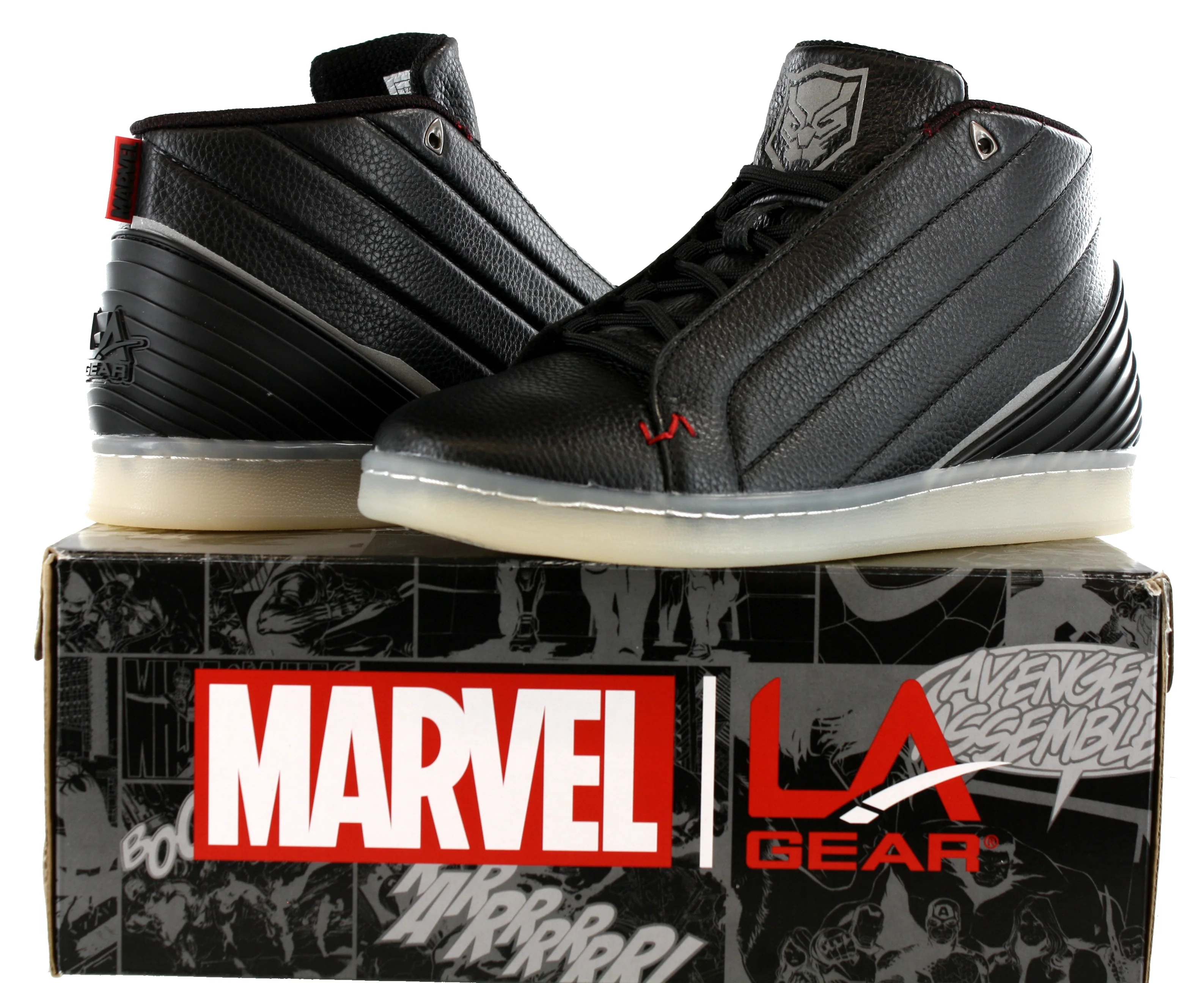 Marvel Black Panther Vibranium Mid Athletic Shoes Mens - Image 6