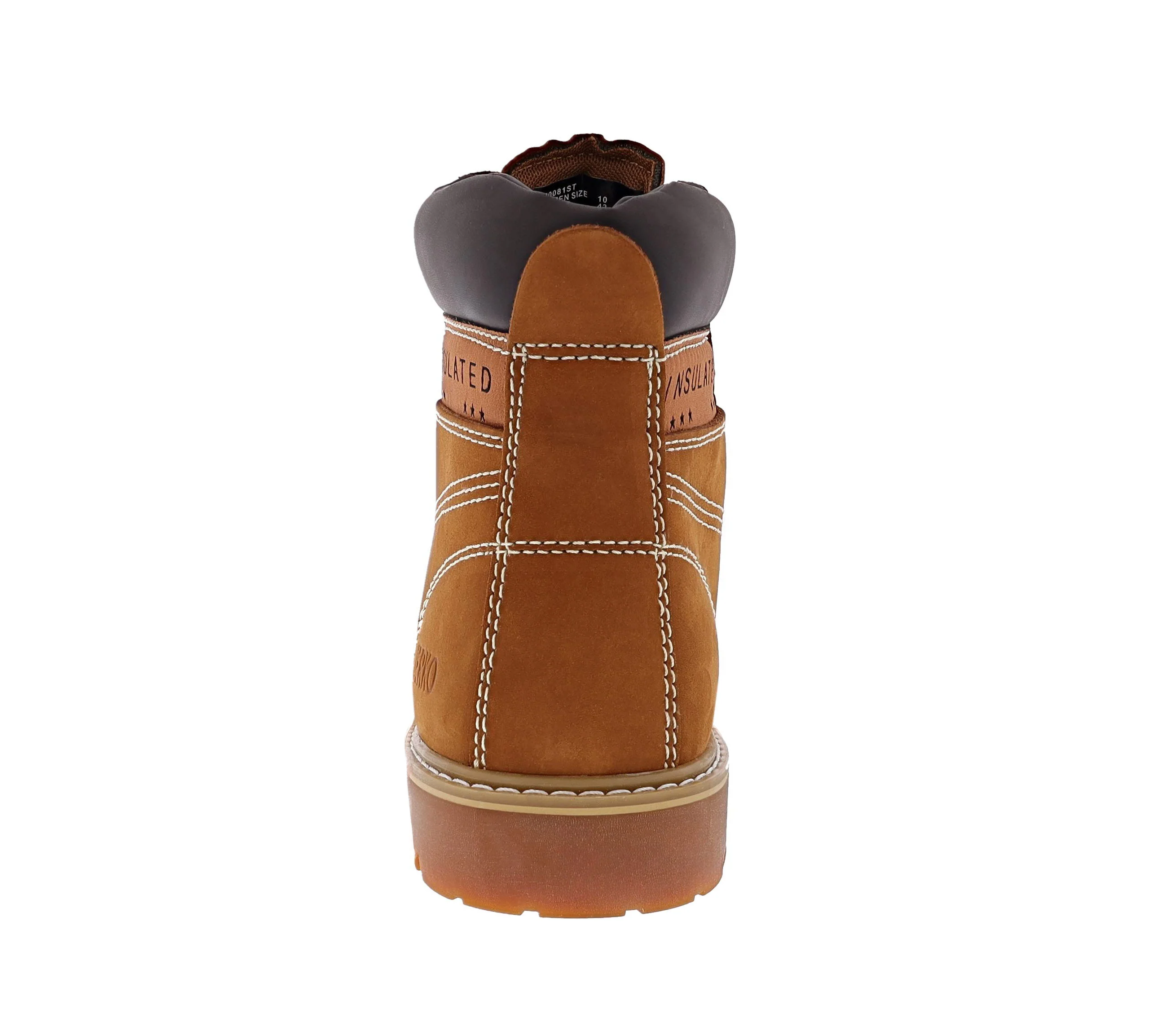 Men's 6” Waterproof Full Grain Leather Slip Resistant Steel Toe Work Boots - Image 4