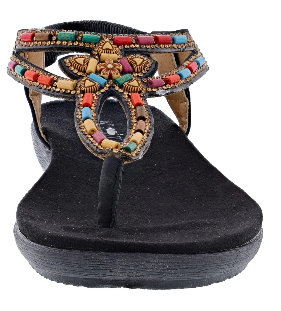 Patrizia Crema Wedge Thong Sandals By Spring Step - Image 3
